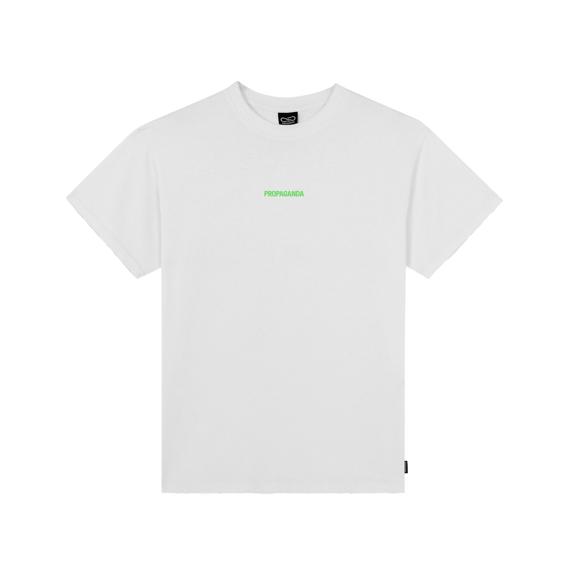 PROPAGANDA - T-SHIRT RIBS FLAME - BIANCO