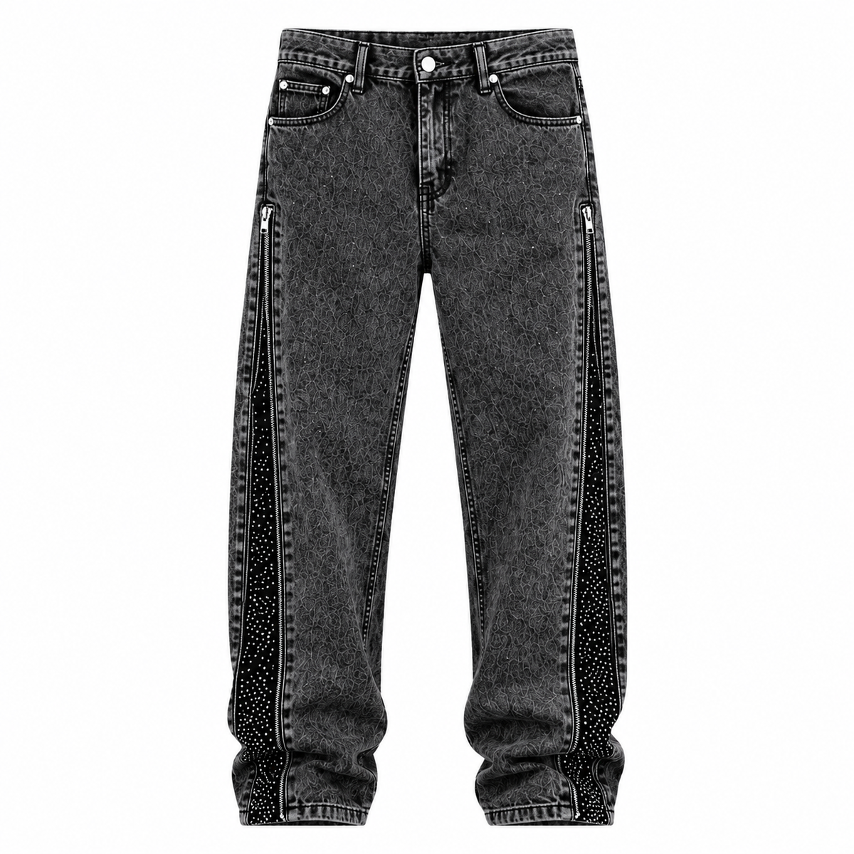 NO BRAND - JEANS 027 - NERO