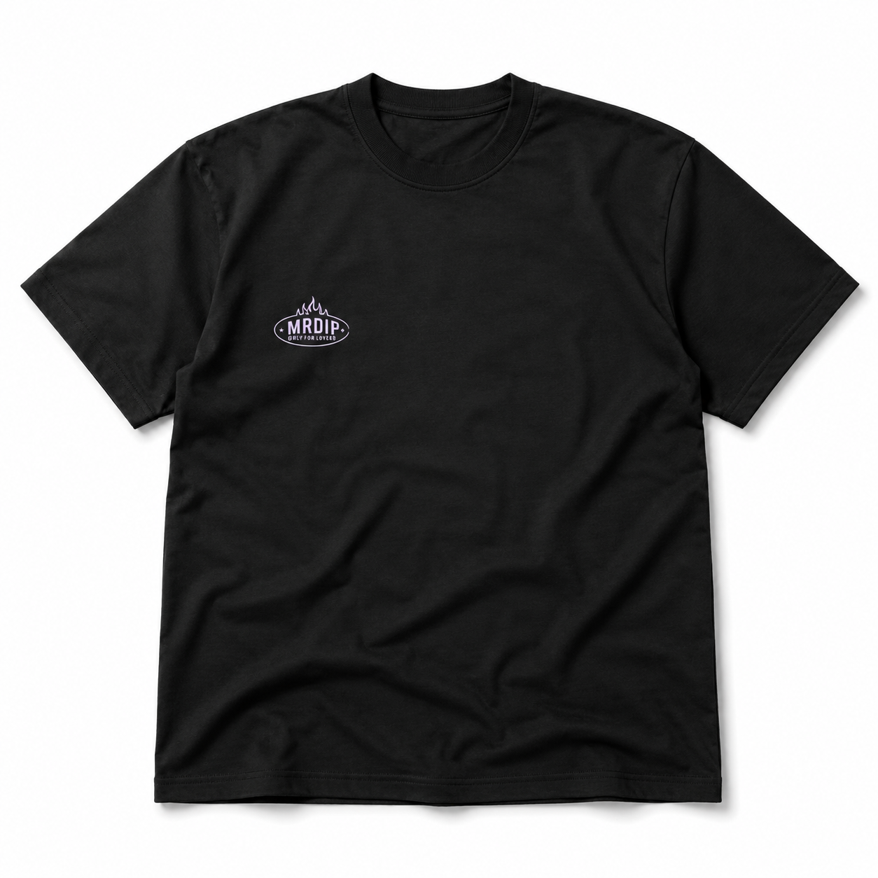 MRDIP - TEE ONLY FOR LOVERS - NERO/ROSA