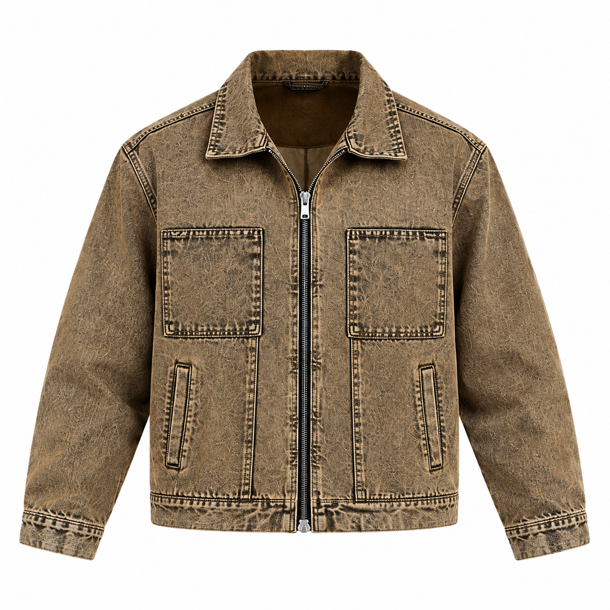 NO BRAND - JKT 8176 - MARRONE