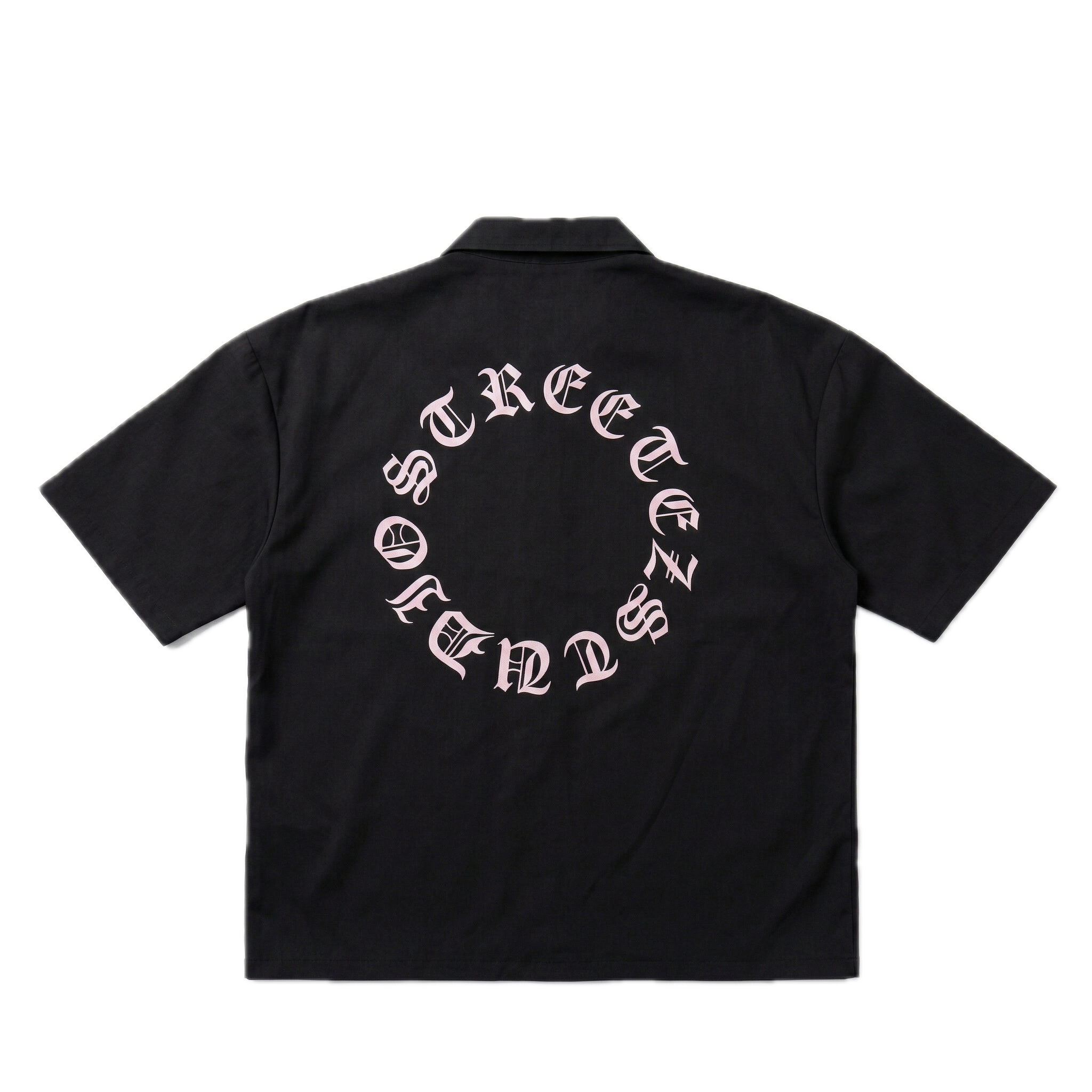 NO BRAND - CAMICIA CIRCLE SCRIPT - NERO