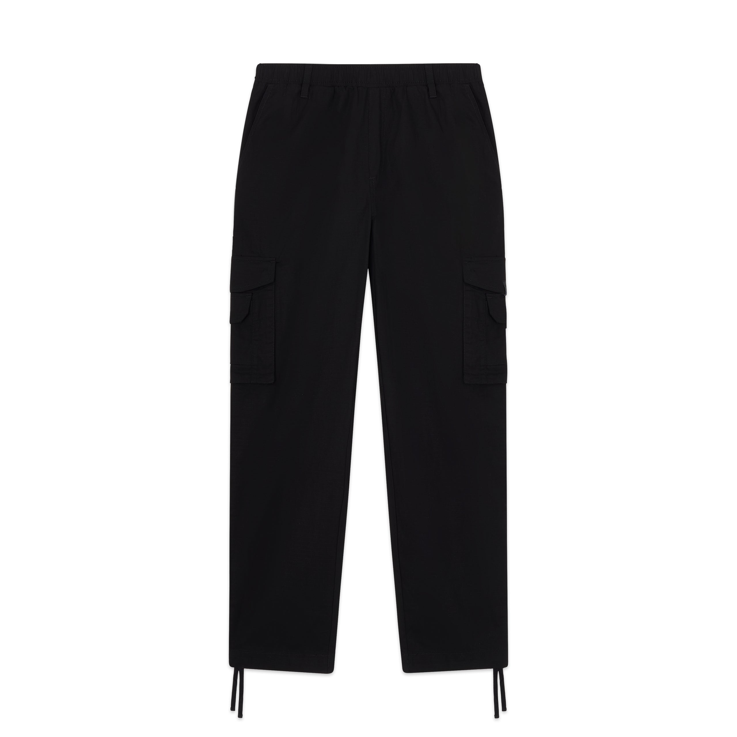 DOLLY NOIRE - PANTALONI RIPSTOP BAGGY - NERO