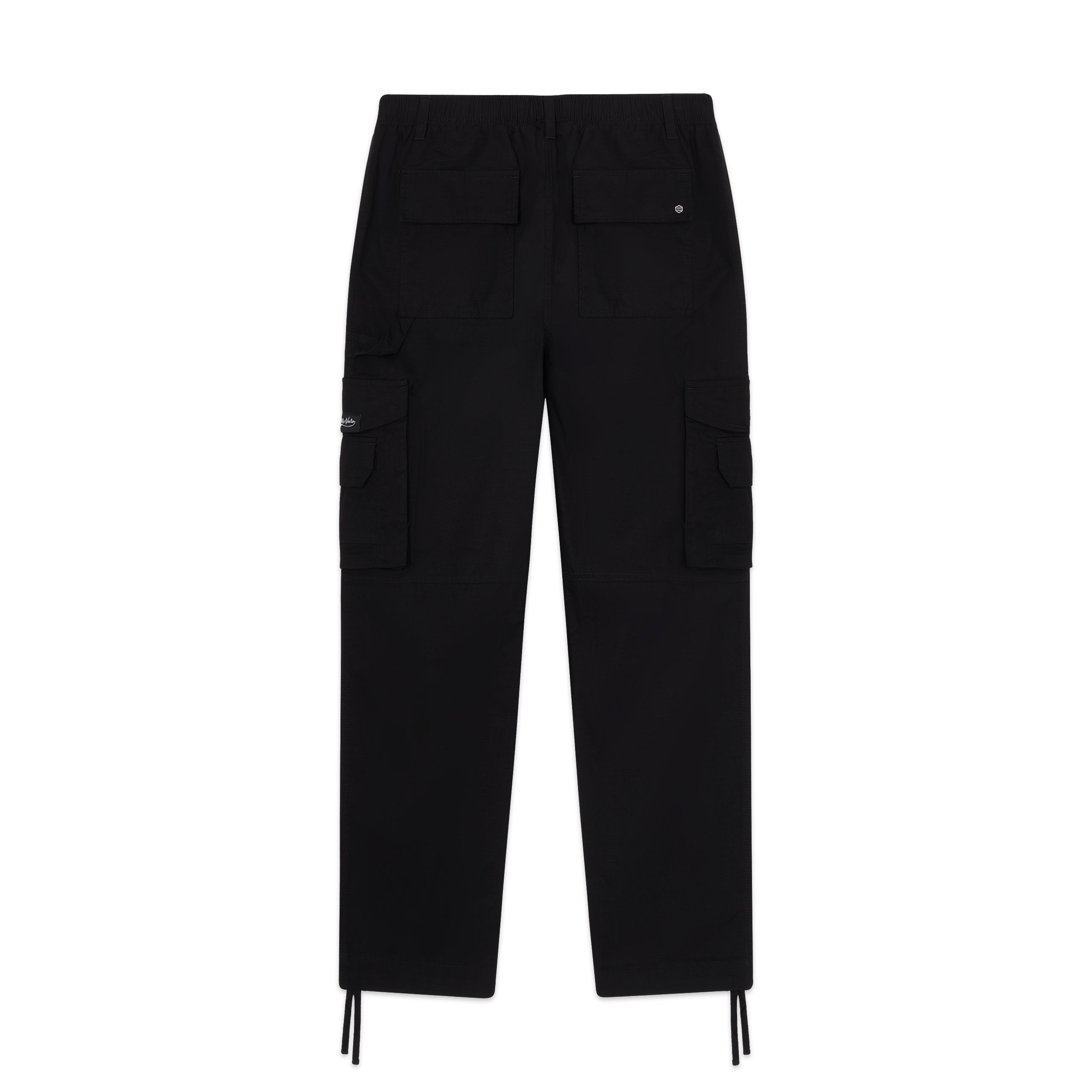 DOLLY NOIRE - PANTALONI RIPSTOP BAGGY - NERO