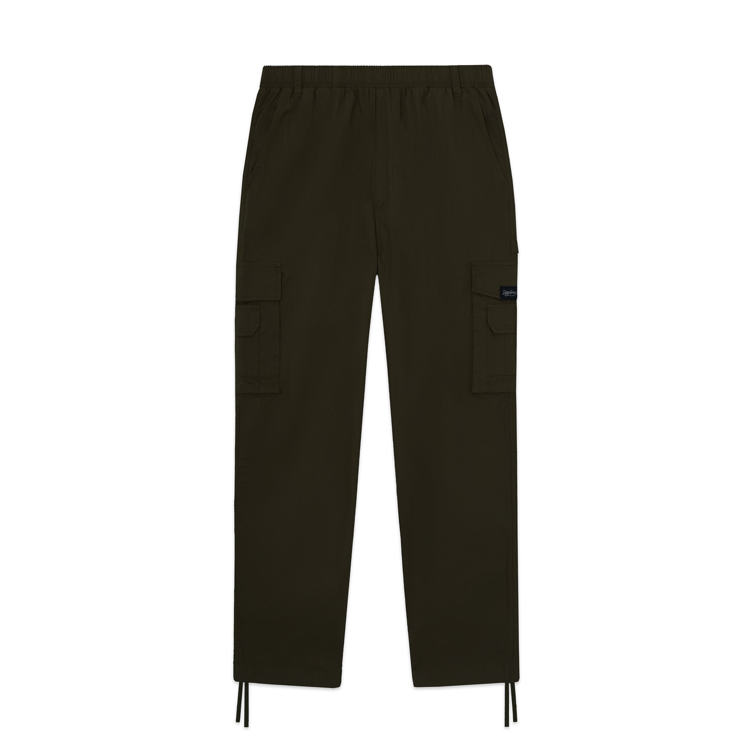 DOLLY NOIRE - PANTALONI RIPSTOP BAGGY - MARRONE