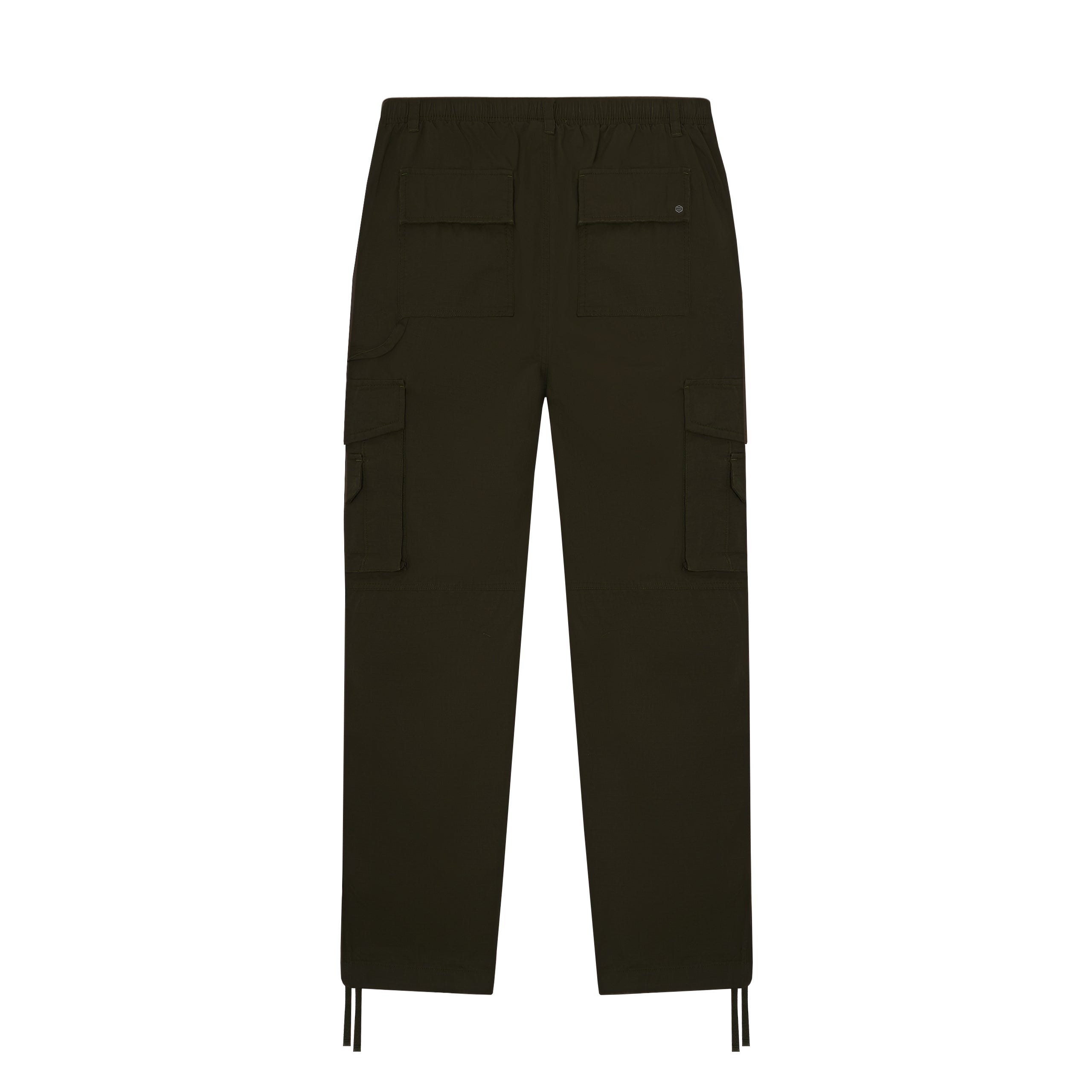 DOLLY NOIRE - PANTALONI RIPSTOP BAGGY - MARRONE