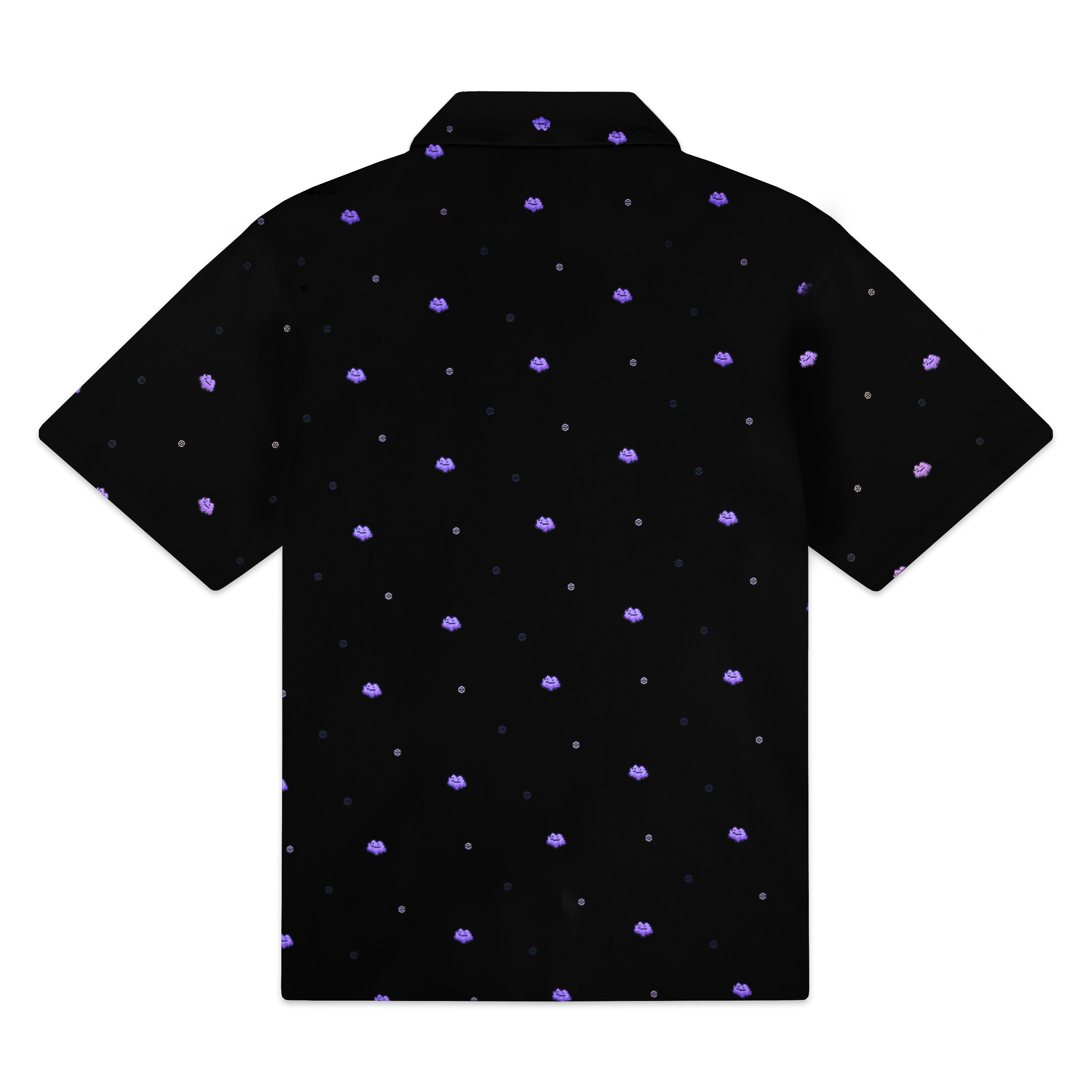 DOLLY NOIRE - CAMICIA DITTO PATTERN - BLACK