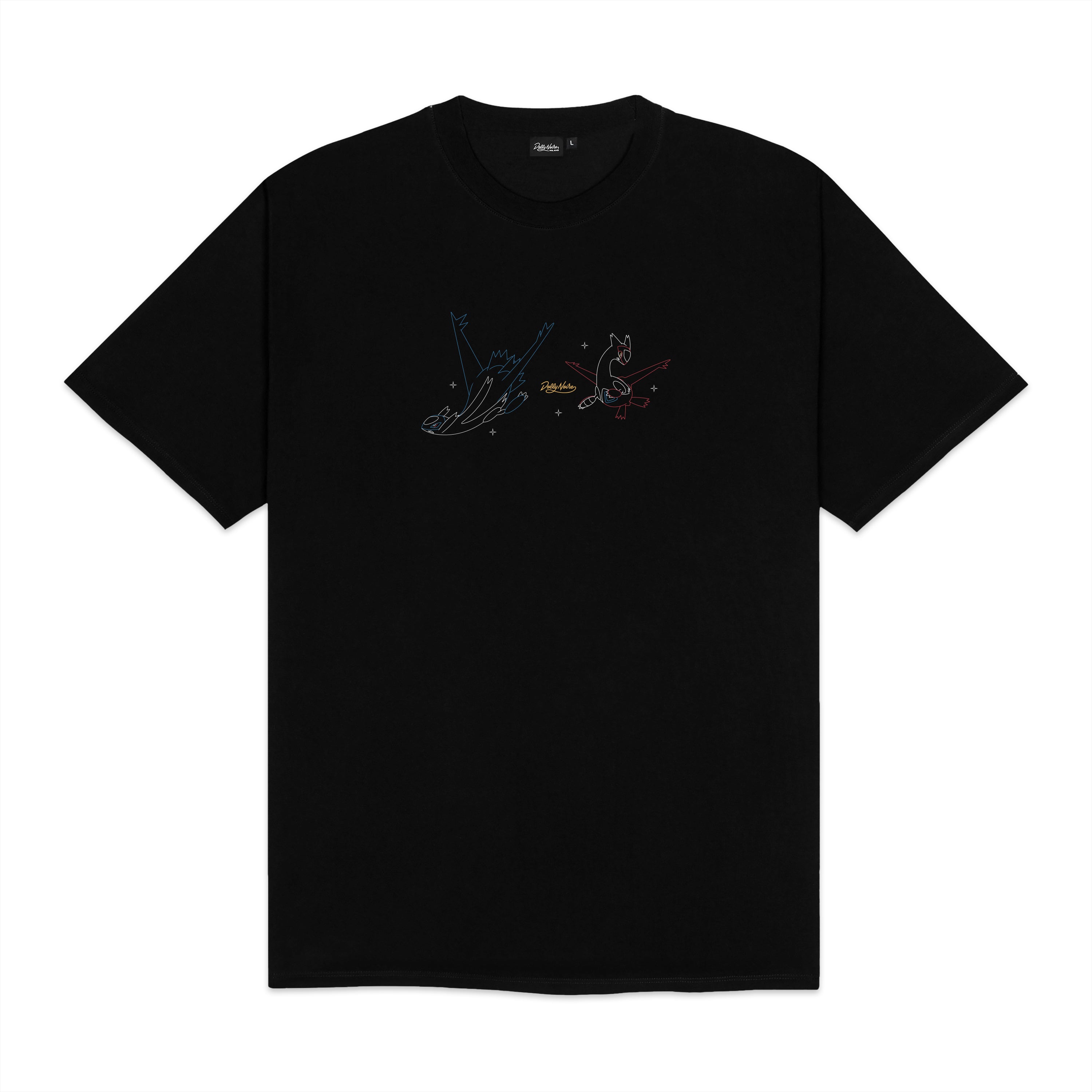 DOLLY NOIRE - T-SHIRT LATIAS & LATIOS - NERO