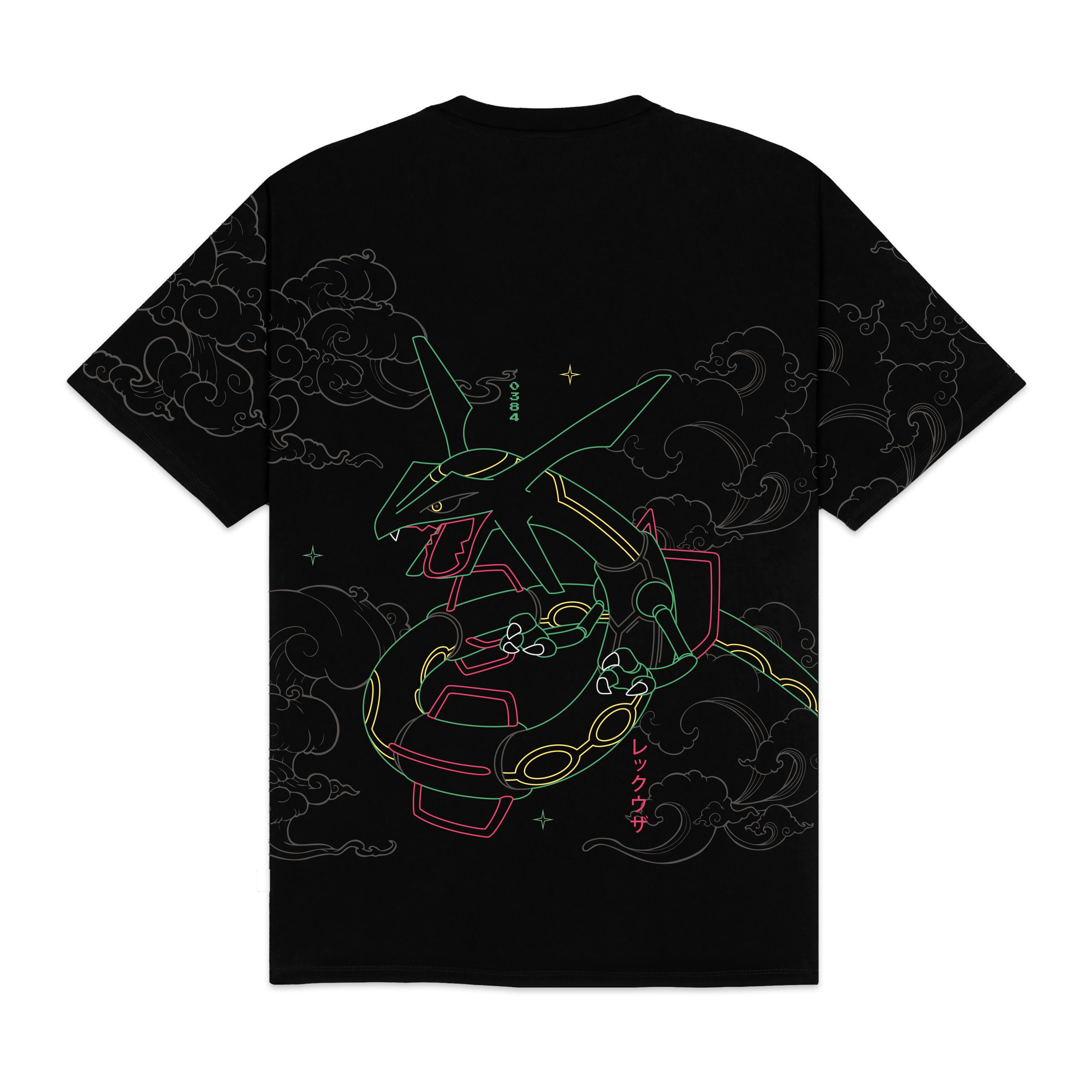 DOLLY NOIRE - T-SHIRT RAYQUAZA - NERO