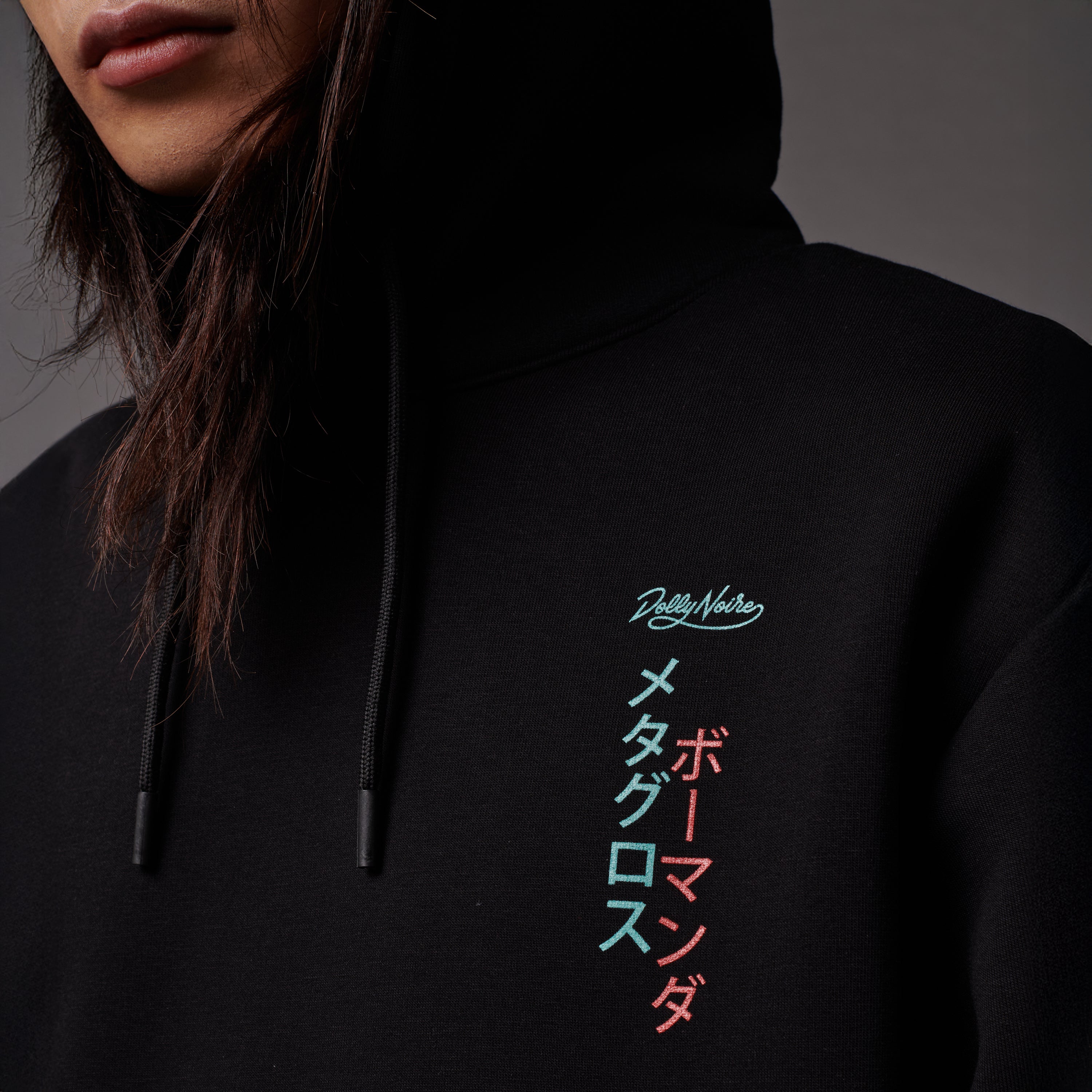DOLLY NOIRE - HOODIE SALAMENCE & METAGROSS - NERO