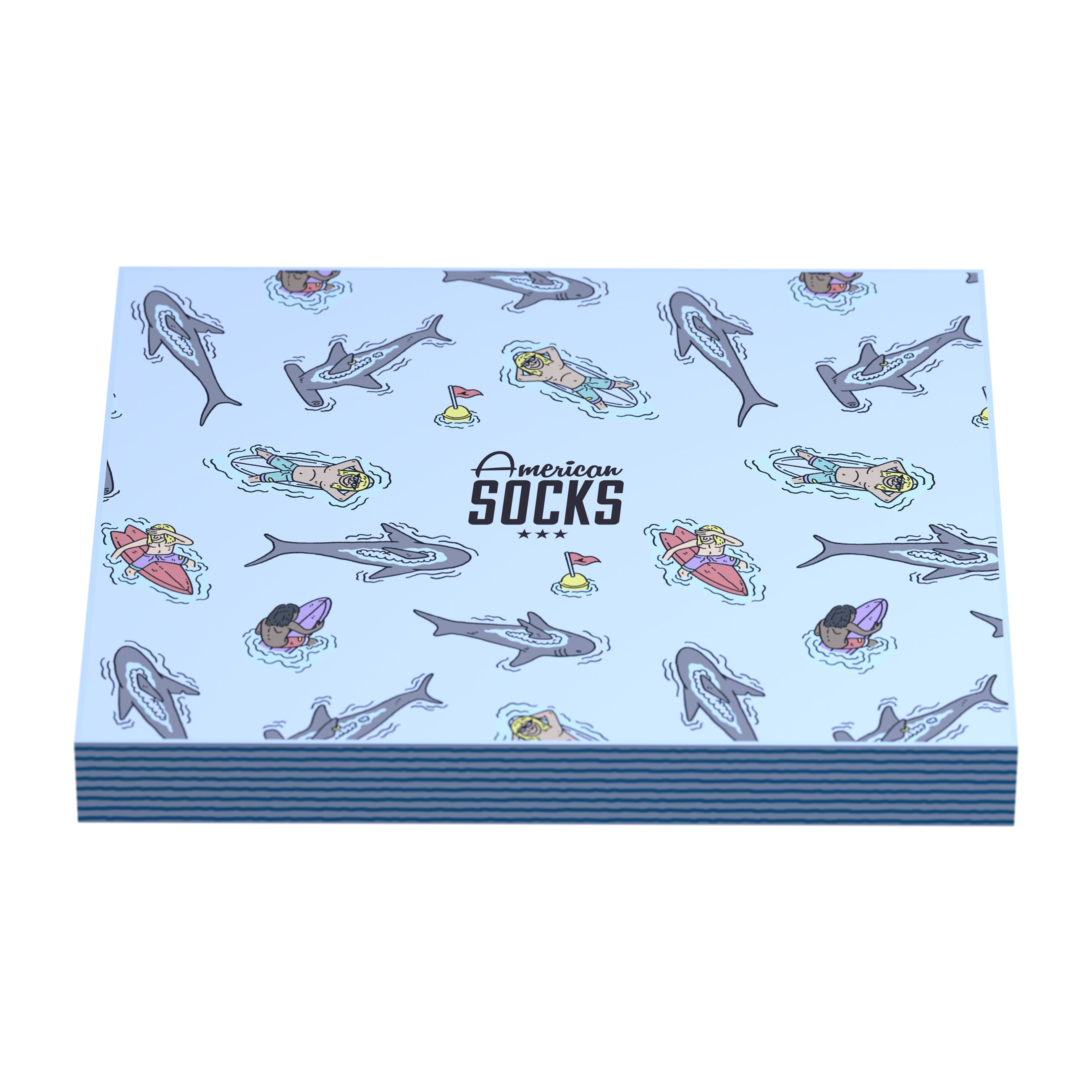 AMERICAN SOCKS - BOX CALZE STINKY SURFER - U