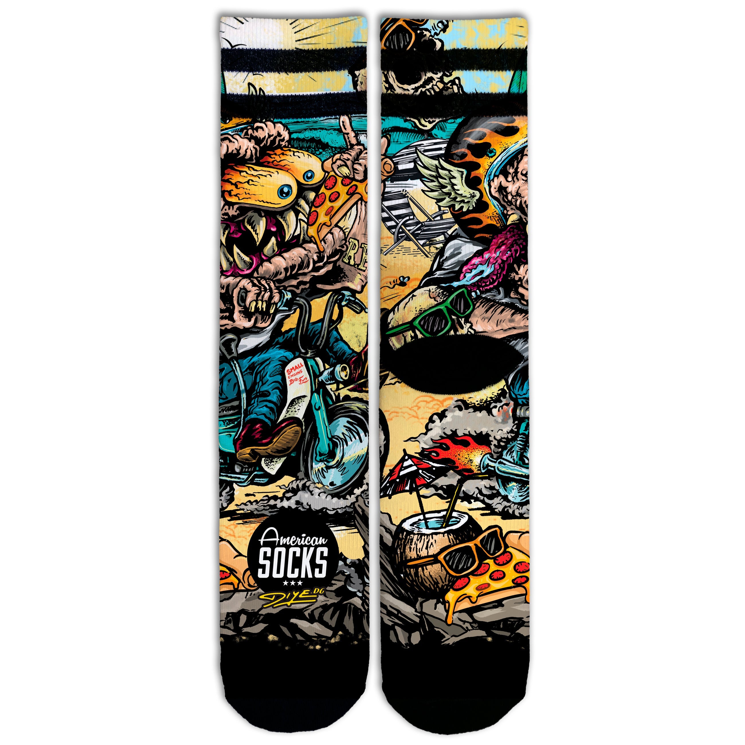 AMERICAN SOCKS - CALZE BIKE MONSTER - U