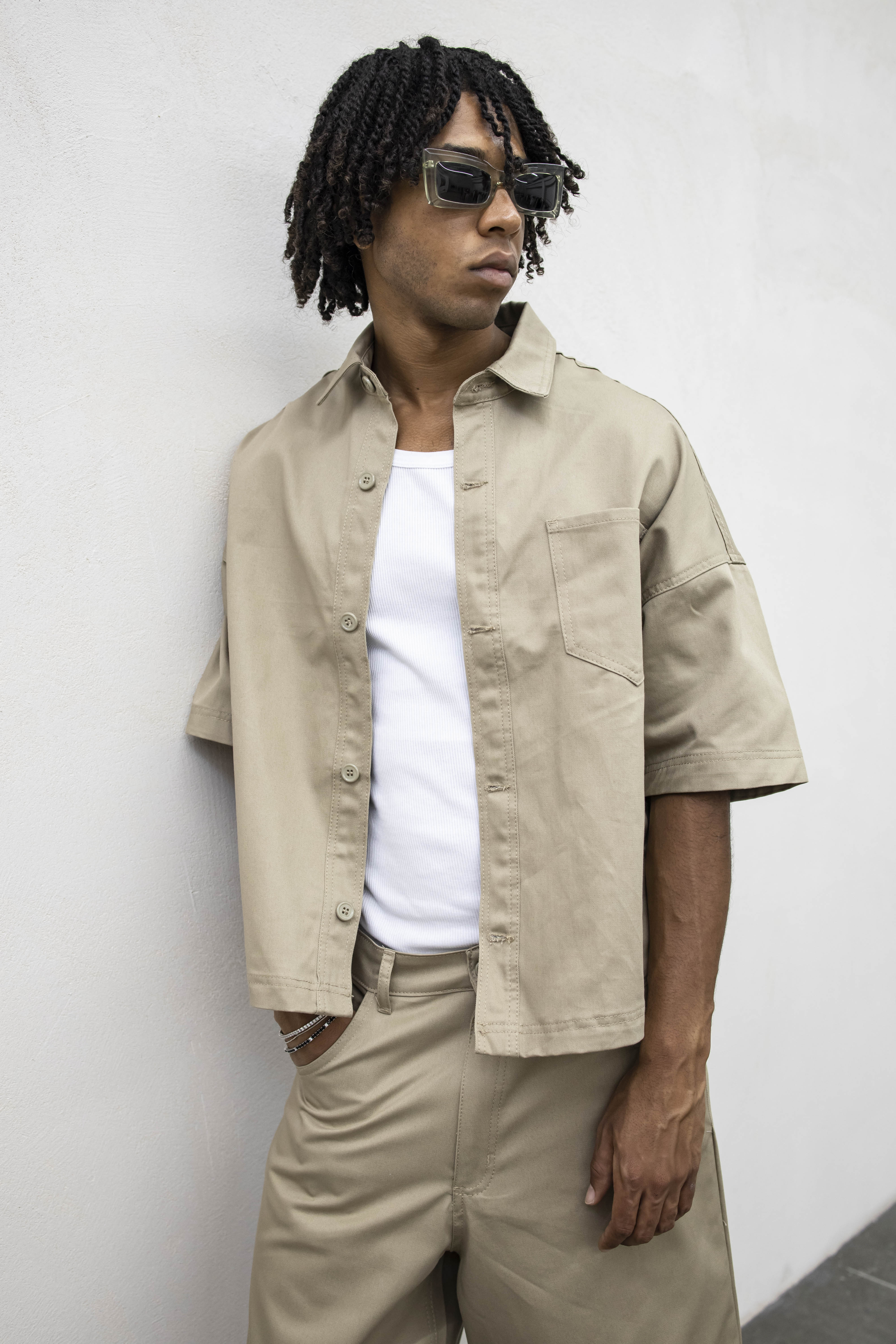 PRESENT - CAMICIA BULL - CAMMELLO