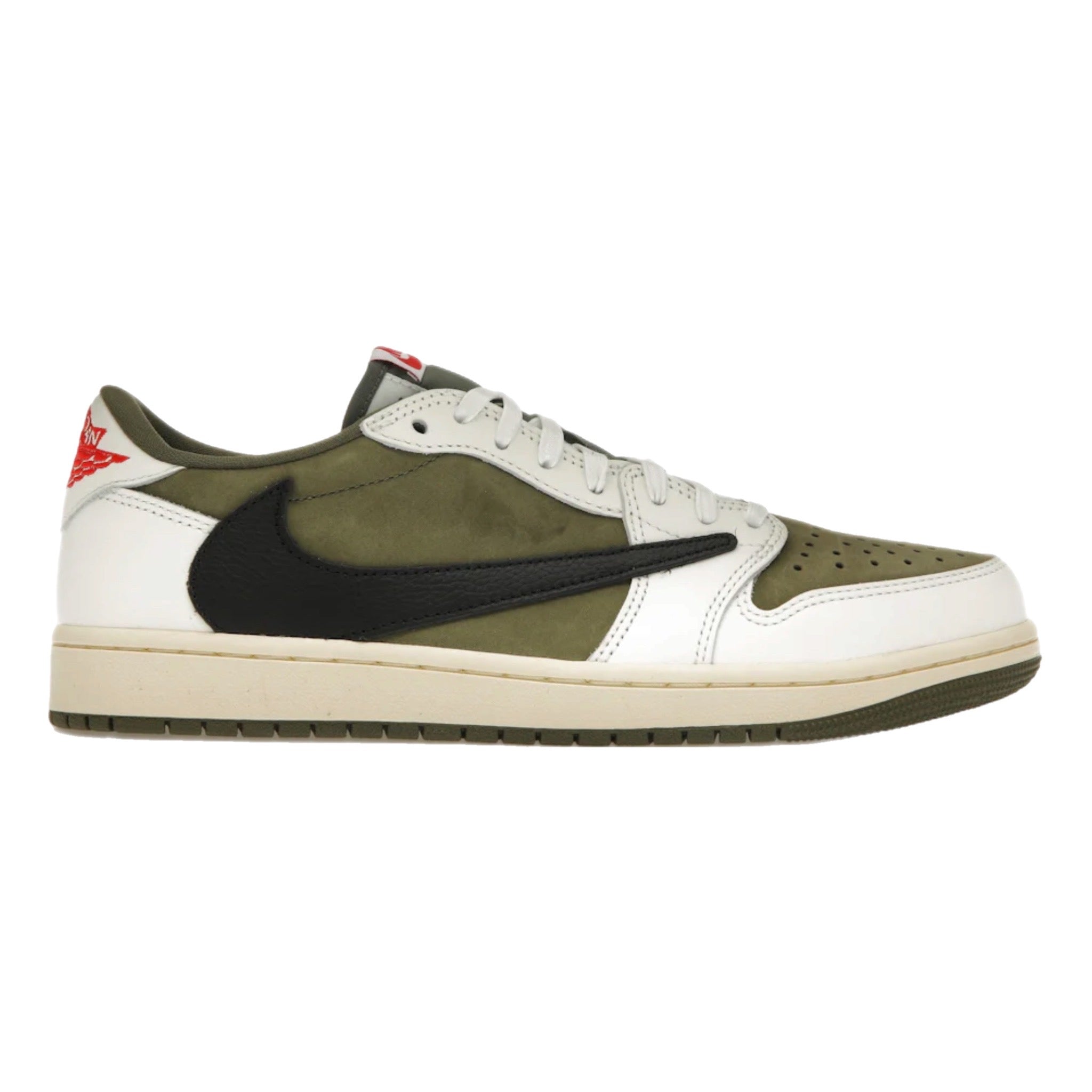 JORDAN - JORDAN 1 LOW TRAVIS SCOTT MEDIUM OLIVE - MEDIUM OLIVE