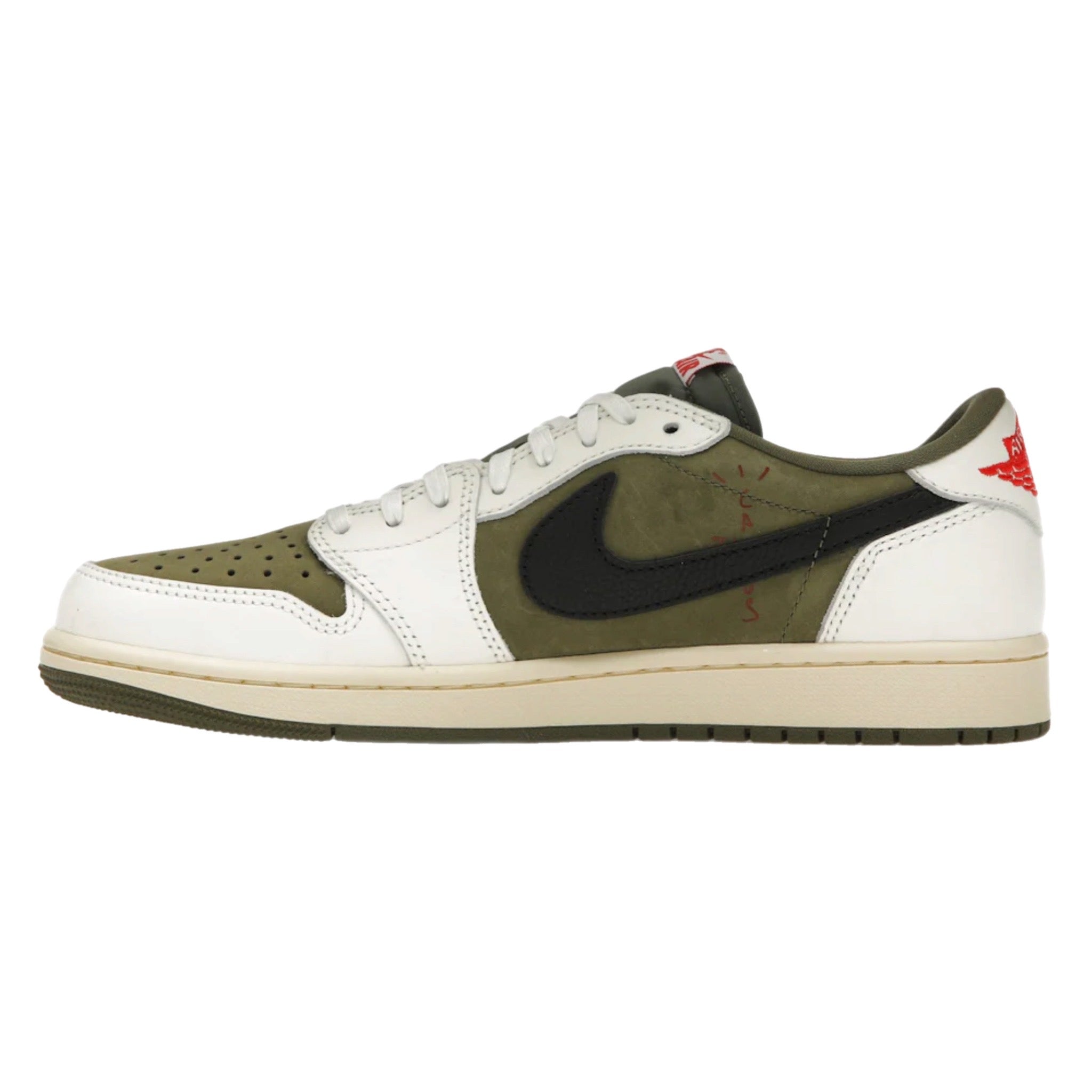 JORDAN - JORDAN 1 LOW TRAVIS SCOTT MEDIUM OLIVE - MEDIUM OLIVE