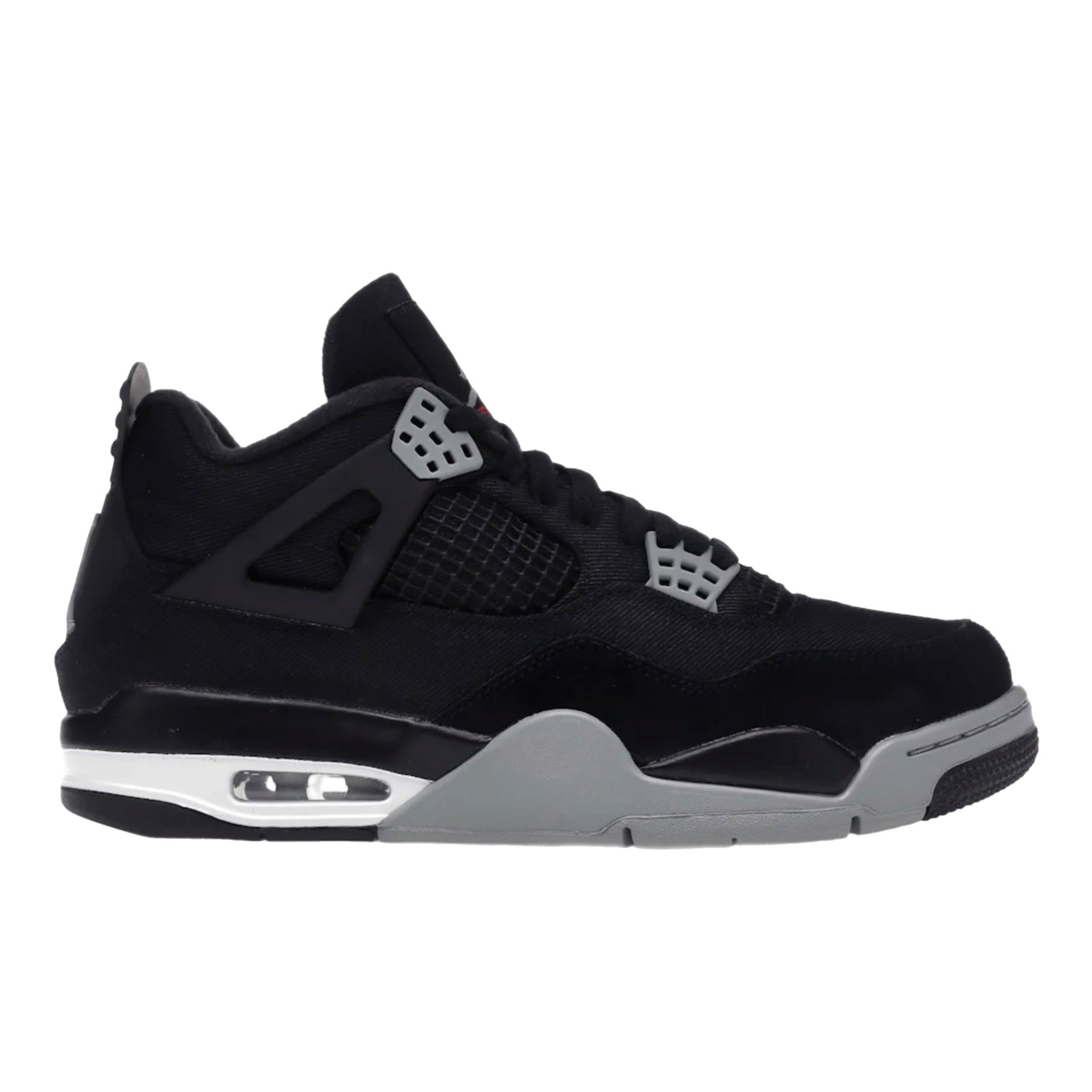 JORDAN - JORDAN 4 BLACK CANVAS - BLACK CANVAS