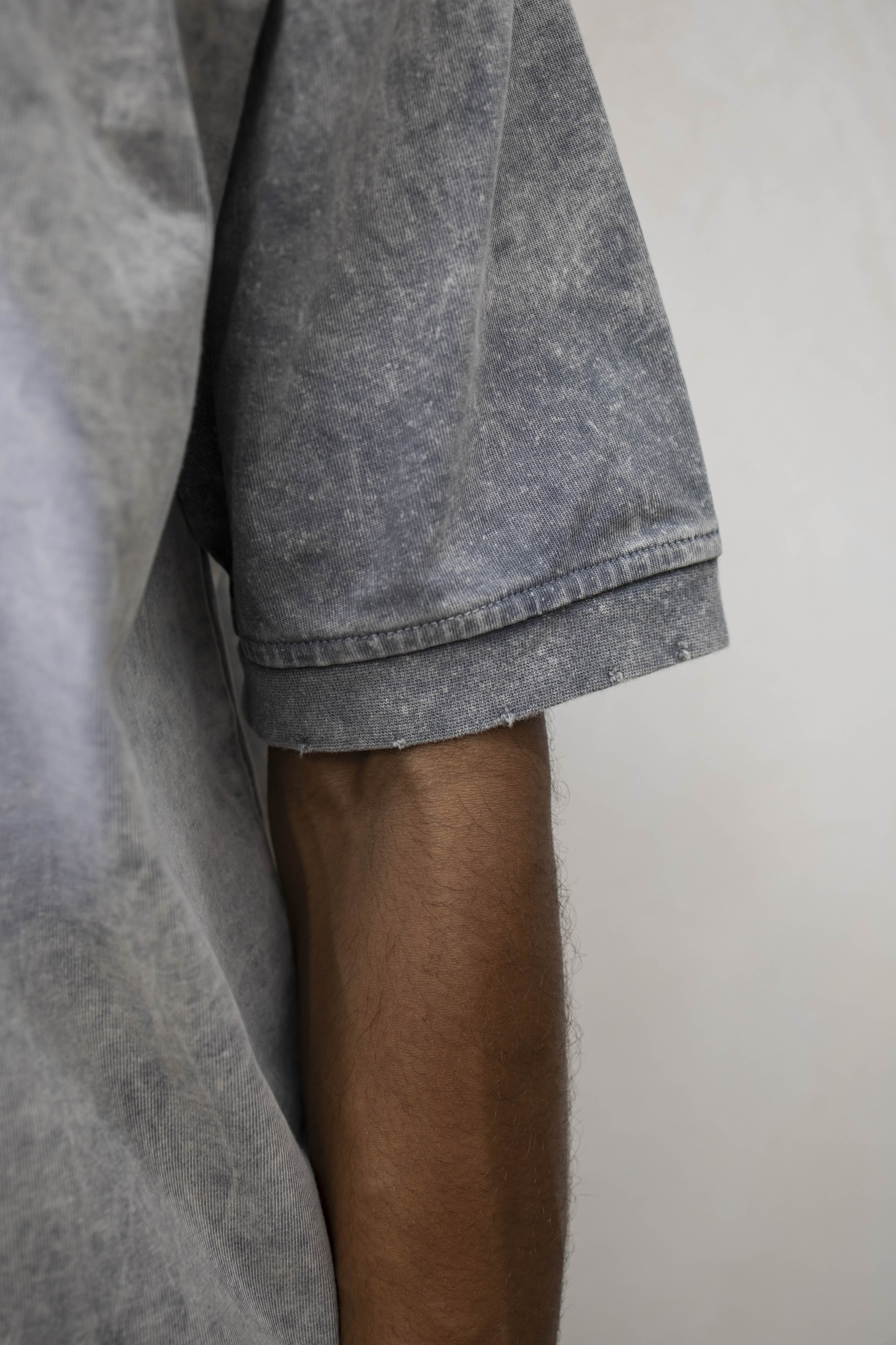 PRESENT - T-SHIRT ST WASH - INOX