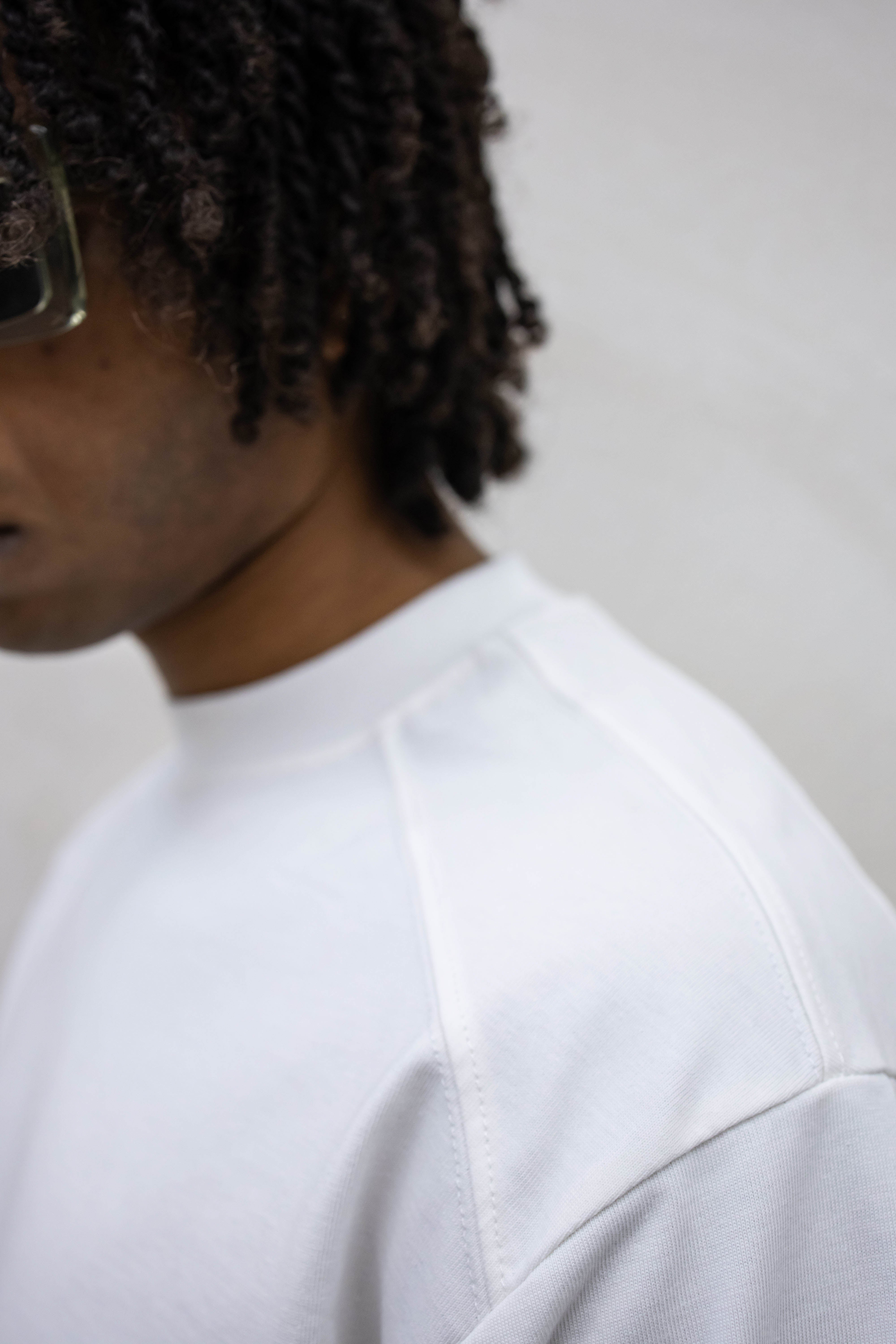 NO BRAND - T-SHIRT COMPACT - BIANCO