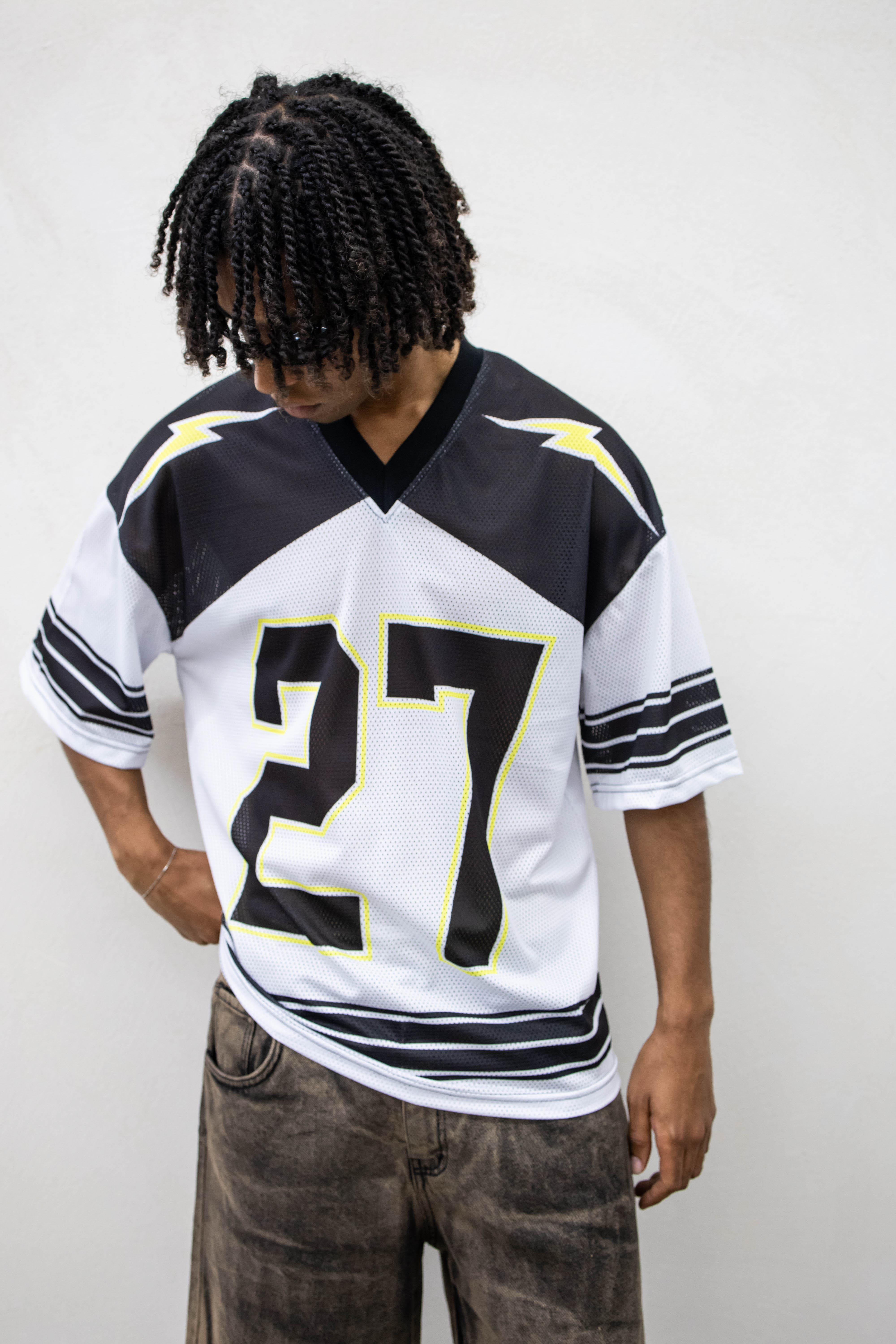 NO BRAND - T-SHIRT NFL - BIANCO