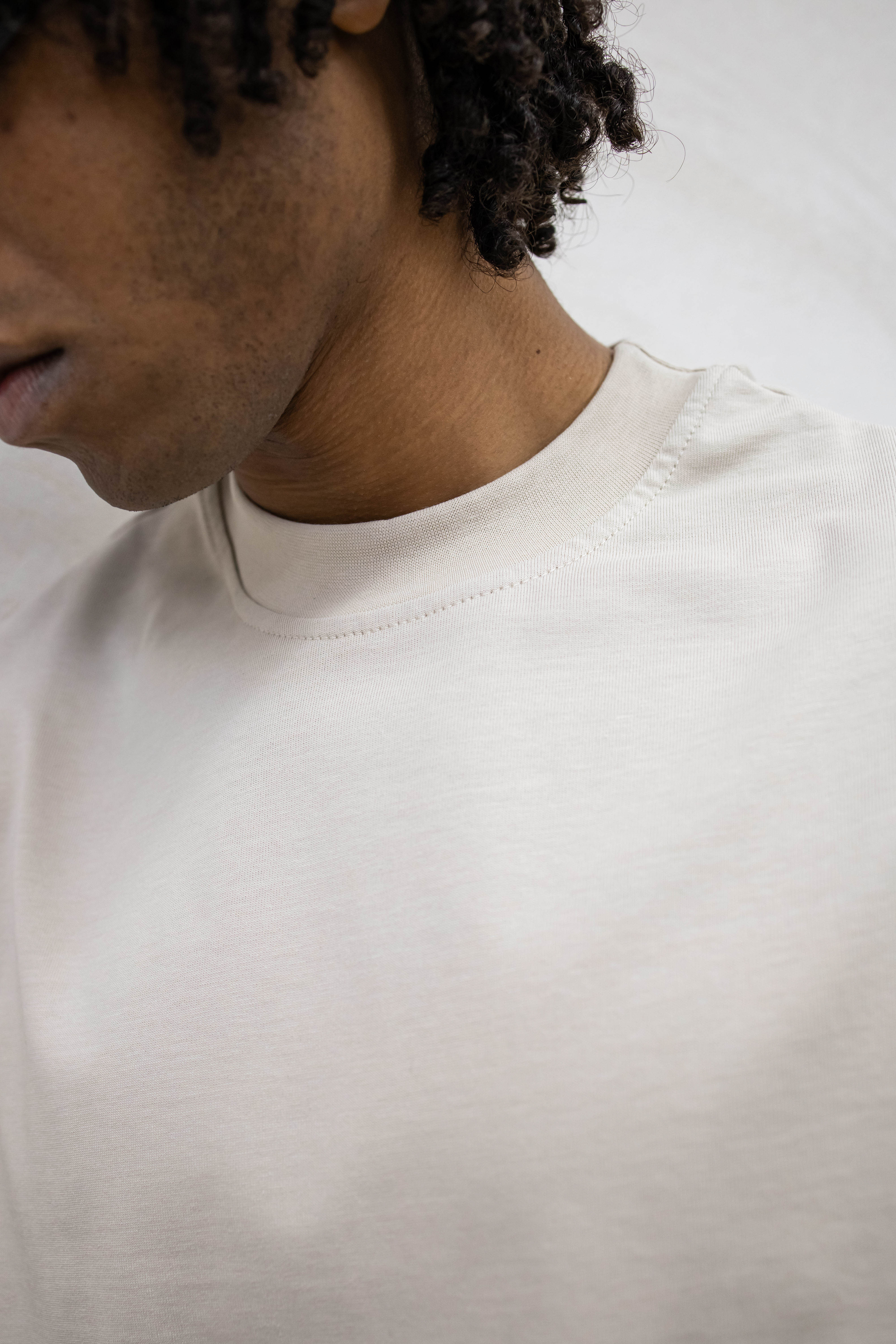 NO BRAND - T-SHIRT COMPACT - SABBIA