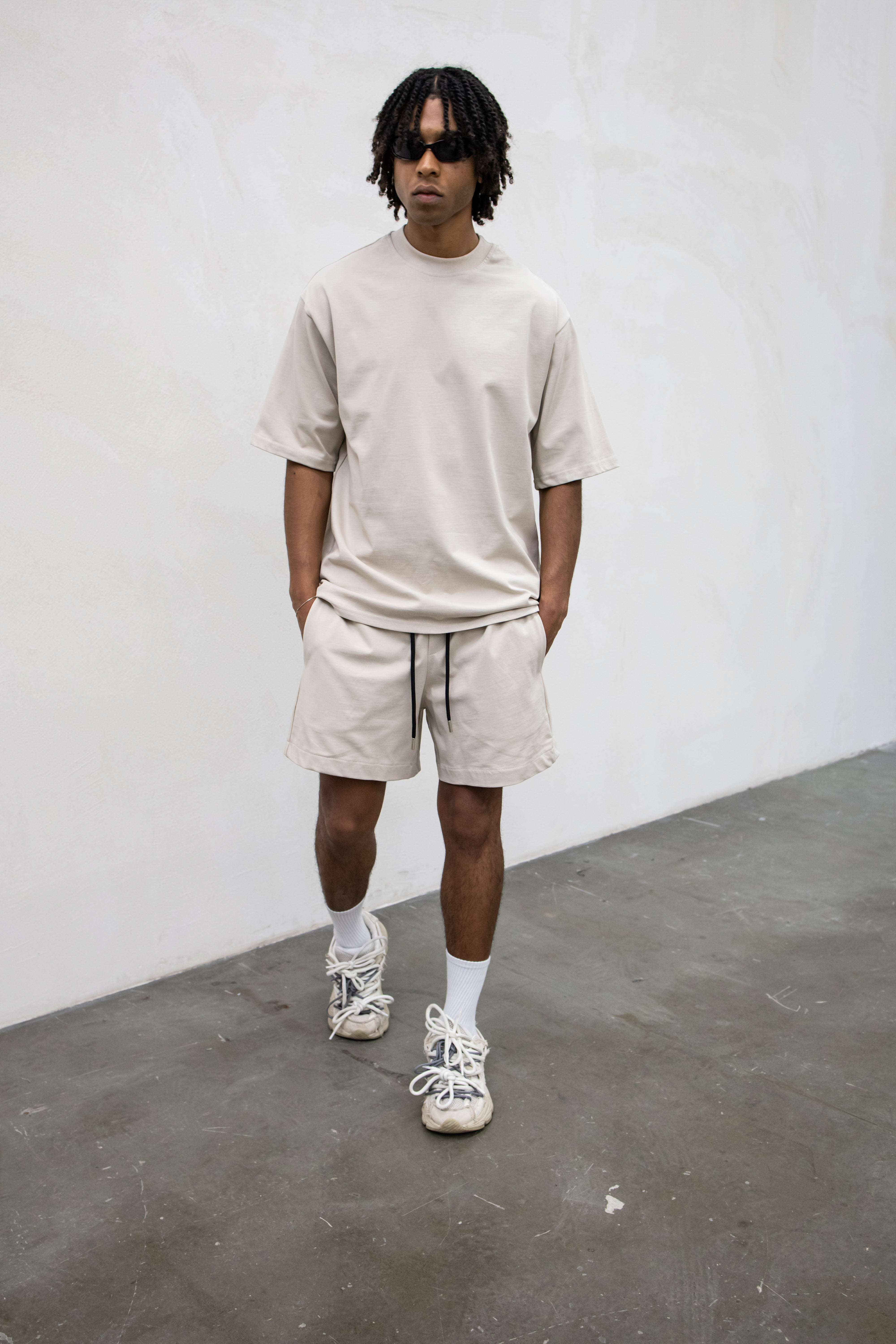 NO BRAND - T-SHIRT COMPACT - SABBIA