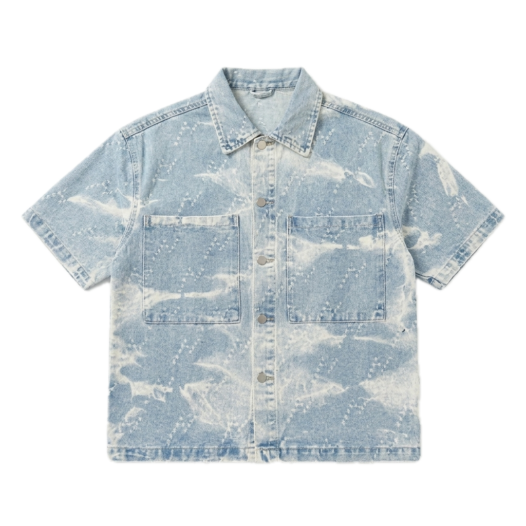 NO BRAND - JKT SHORT 435 - AZZURRO