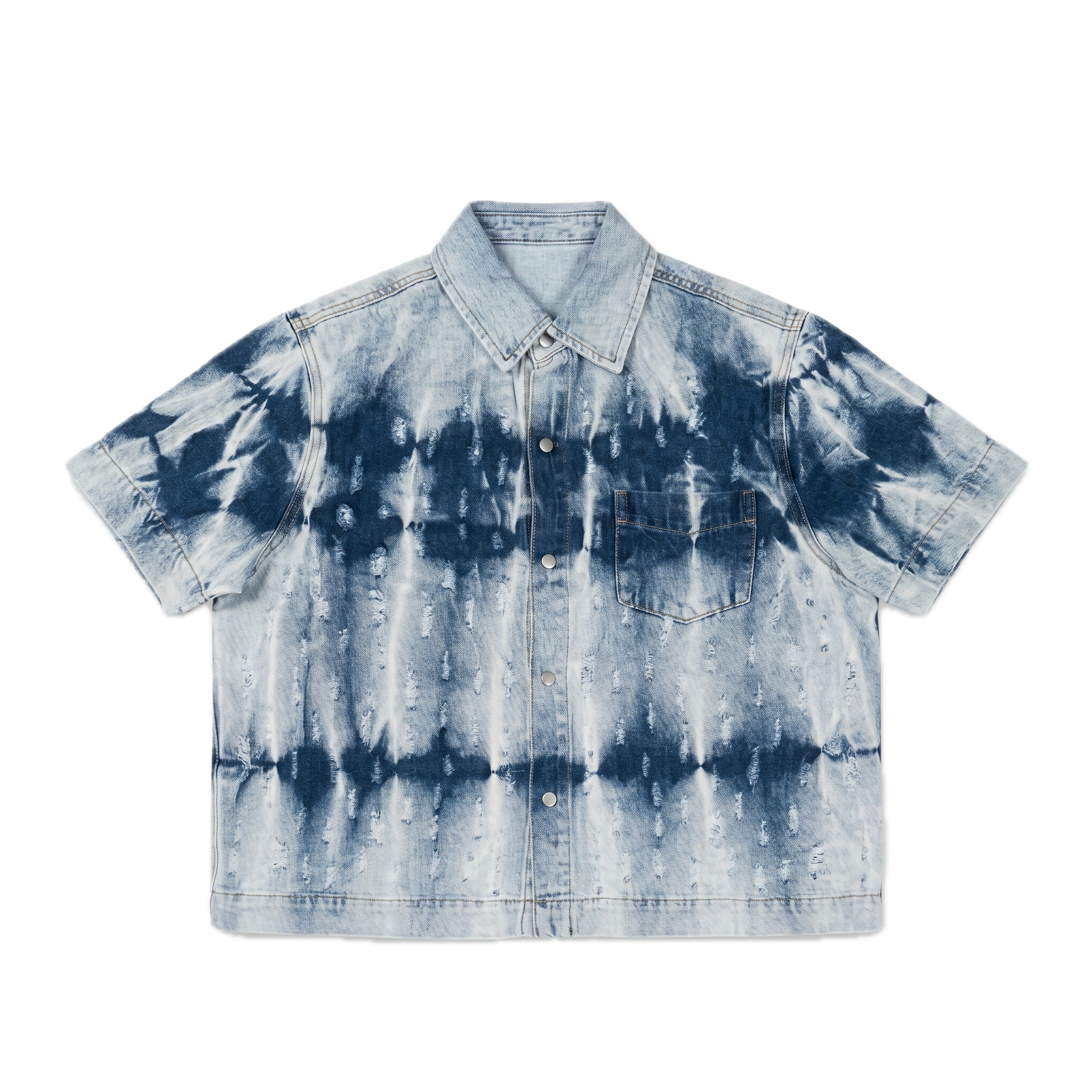 NO BRAND - JKT SHORT 8005 - AZZURRO