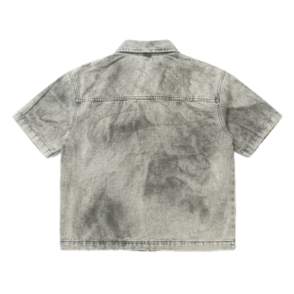 NO BRAND - JKT SHORT M5-505 - GRIGIO