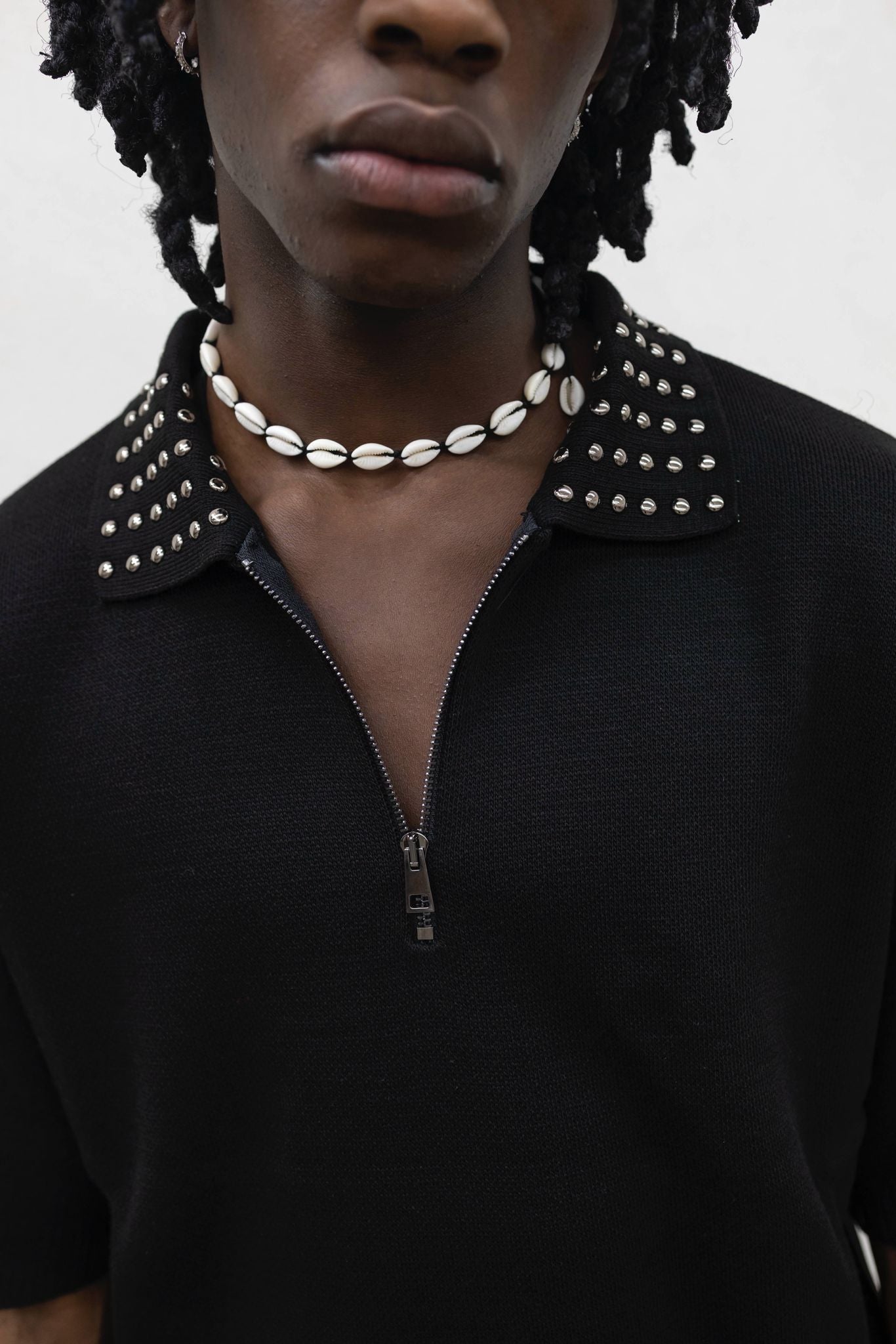 PRESENT - POLO BORCHIE - NERO