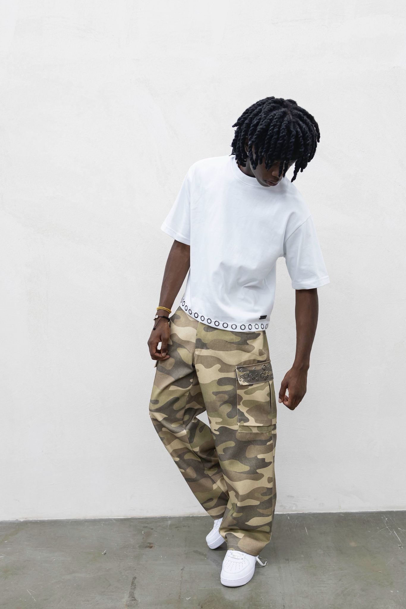 PRESENT - T-SHIRT BORCHIE - BIANCO