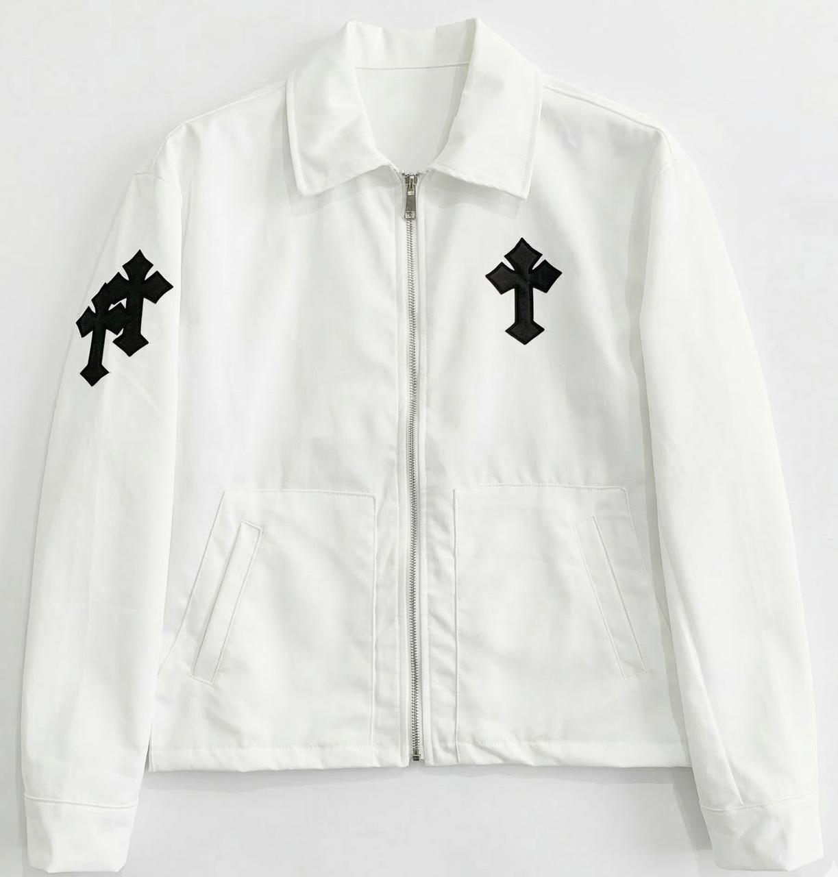NO BRAND - JKT CROCI - BIANCO