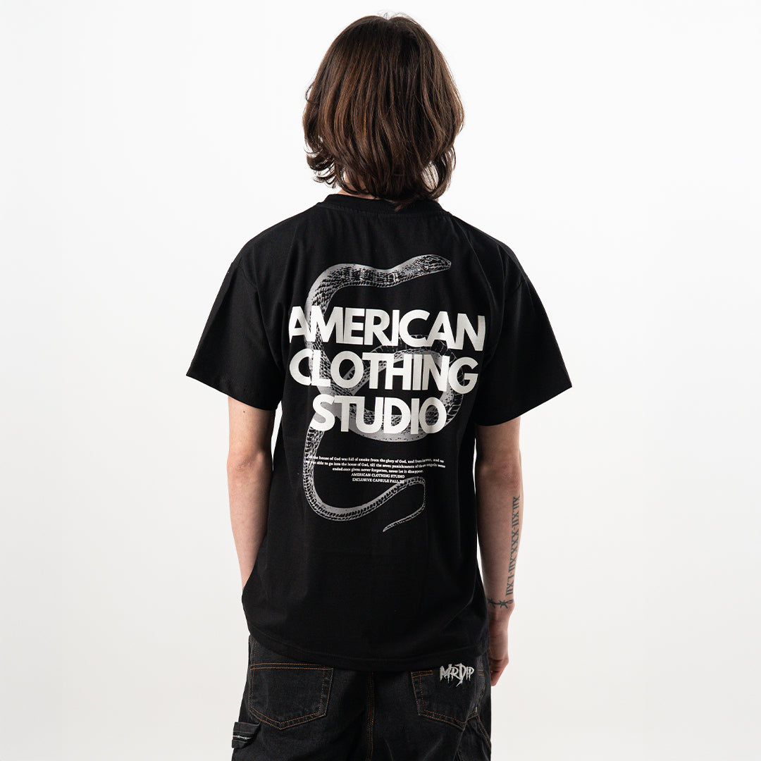AMERICAN CLOTHING STUDIO - T-SHIRT APOCALYPS - NERO