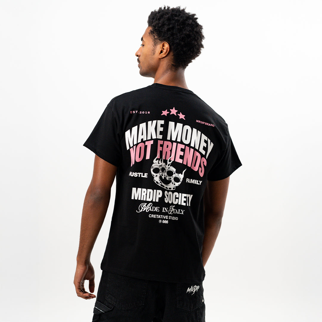 MRDIP - T-SHIRT MAKE MONEY - NERO