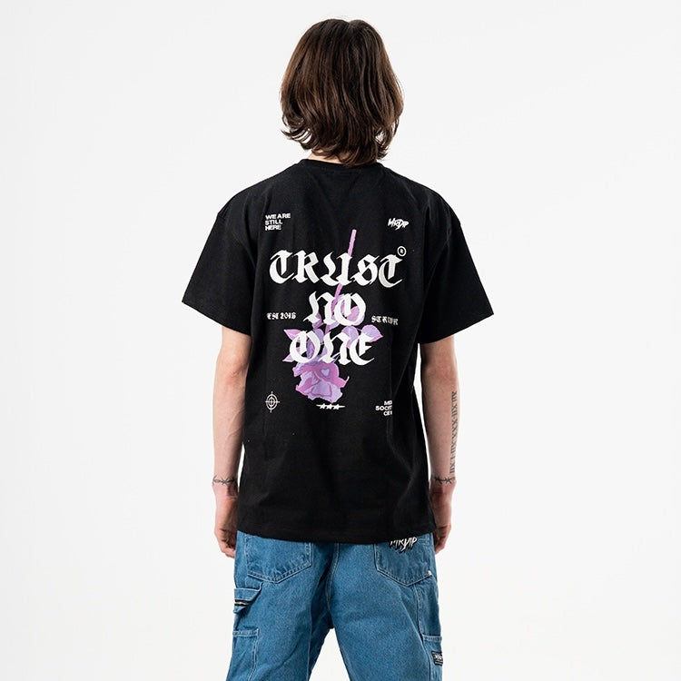 MRDIP - T-SHIRT TRUST NO ONE - NERO