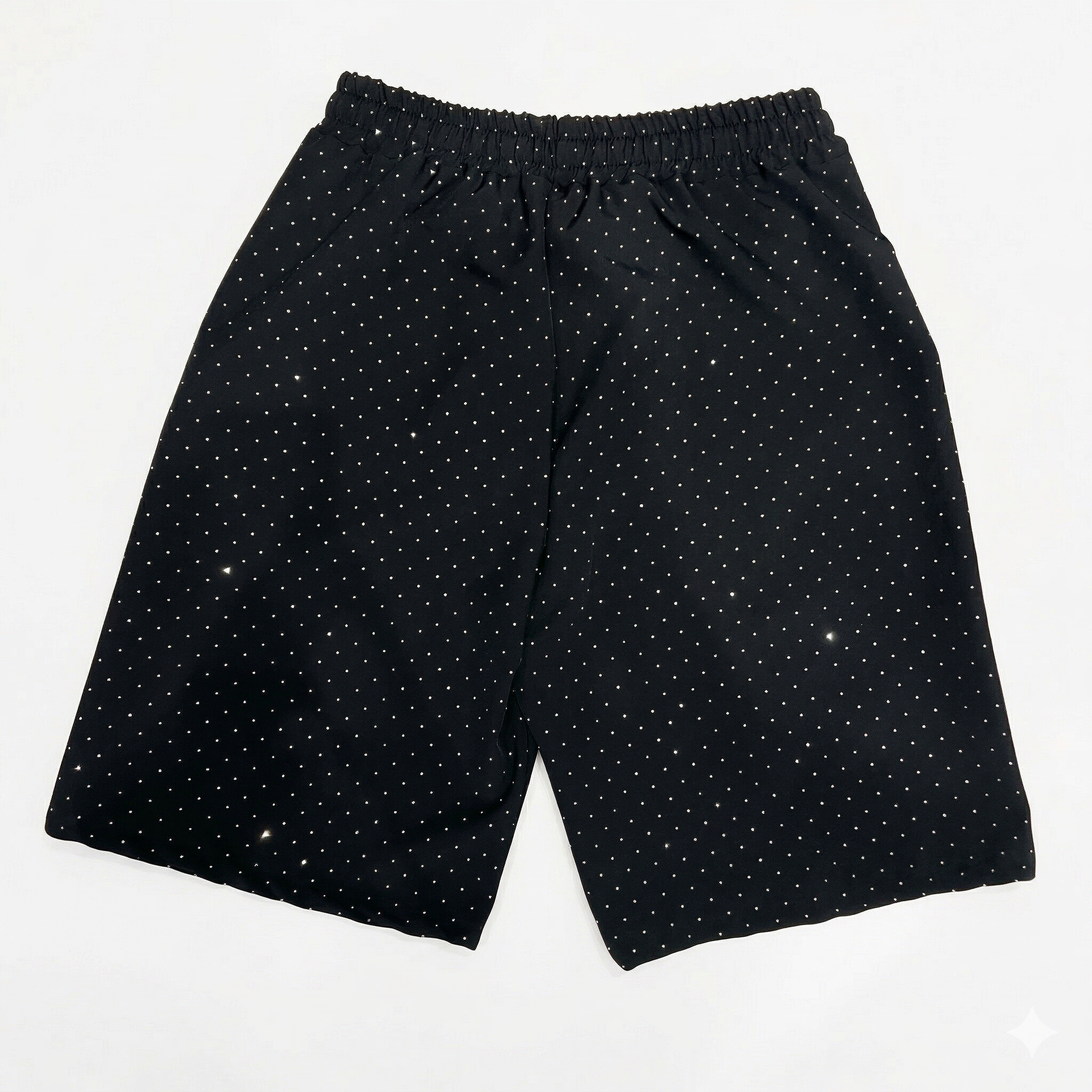 NO BRAND - SHORTS DIAMOND - NERO