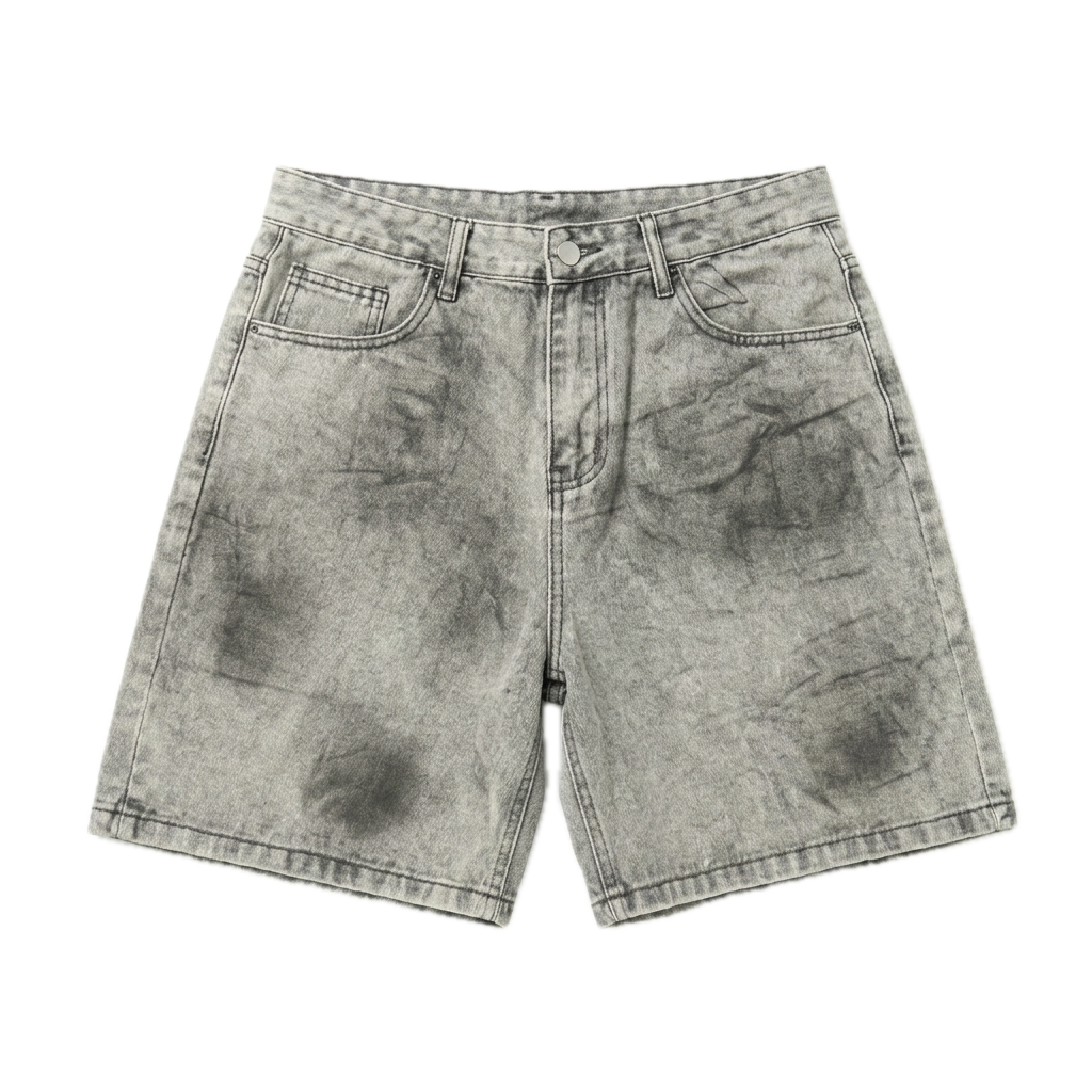 NO BRAND - SHORTS M5-505 - GRIGIO