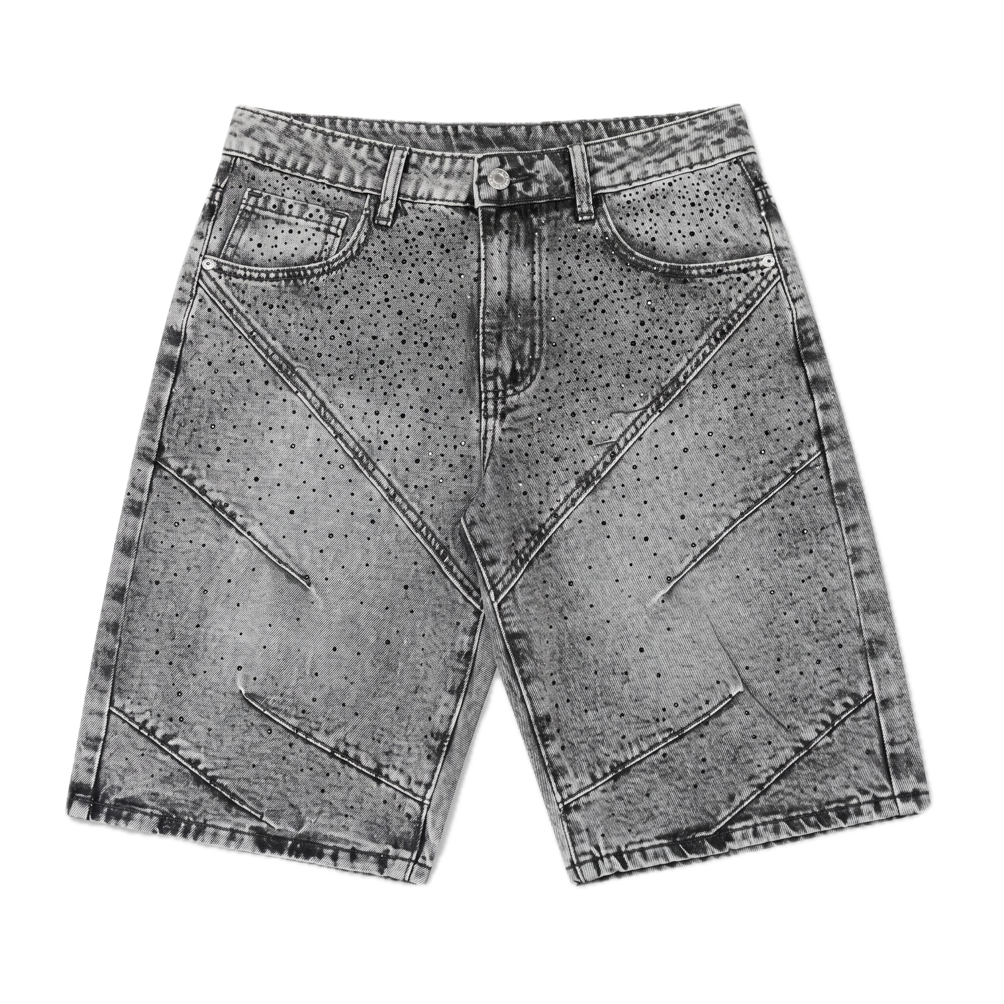 NO BRAND - SHORTS 8809 - GRIGIO