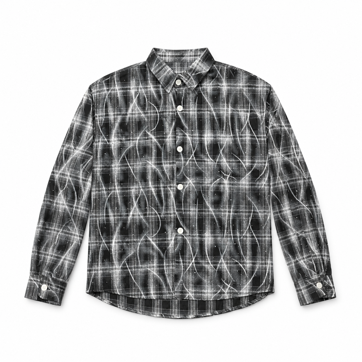 NO BRAND - CAMICIA638 - NERO