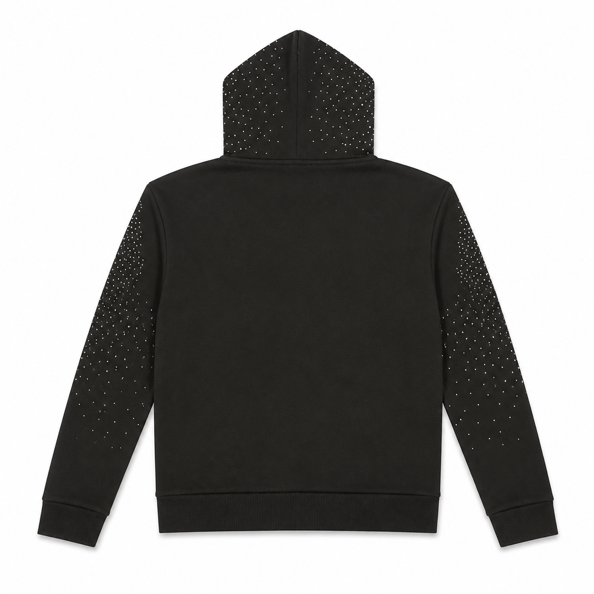 NO BRAND - HOODIE 1777 - NERO