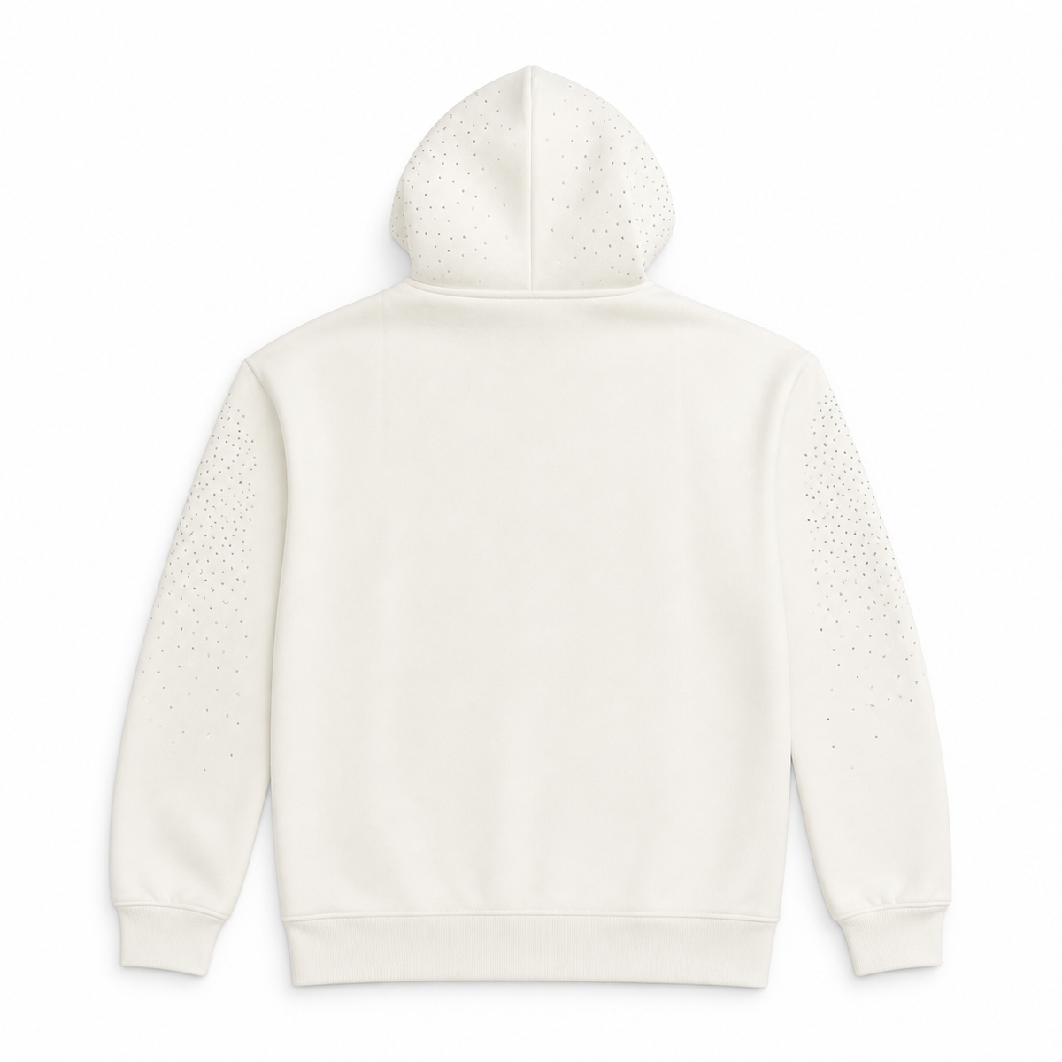 NO BRAND - HOODIE 1777 - BIANCO