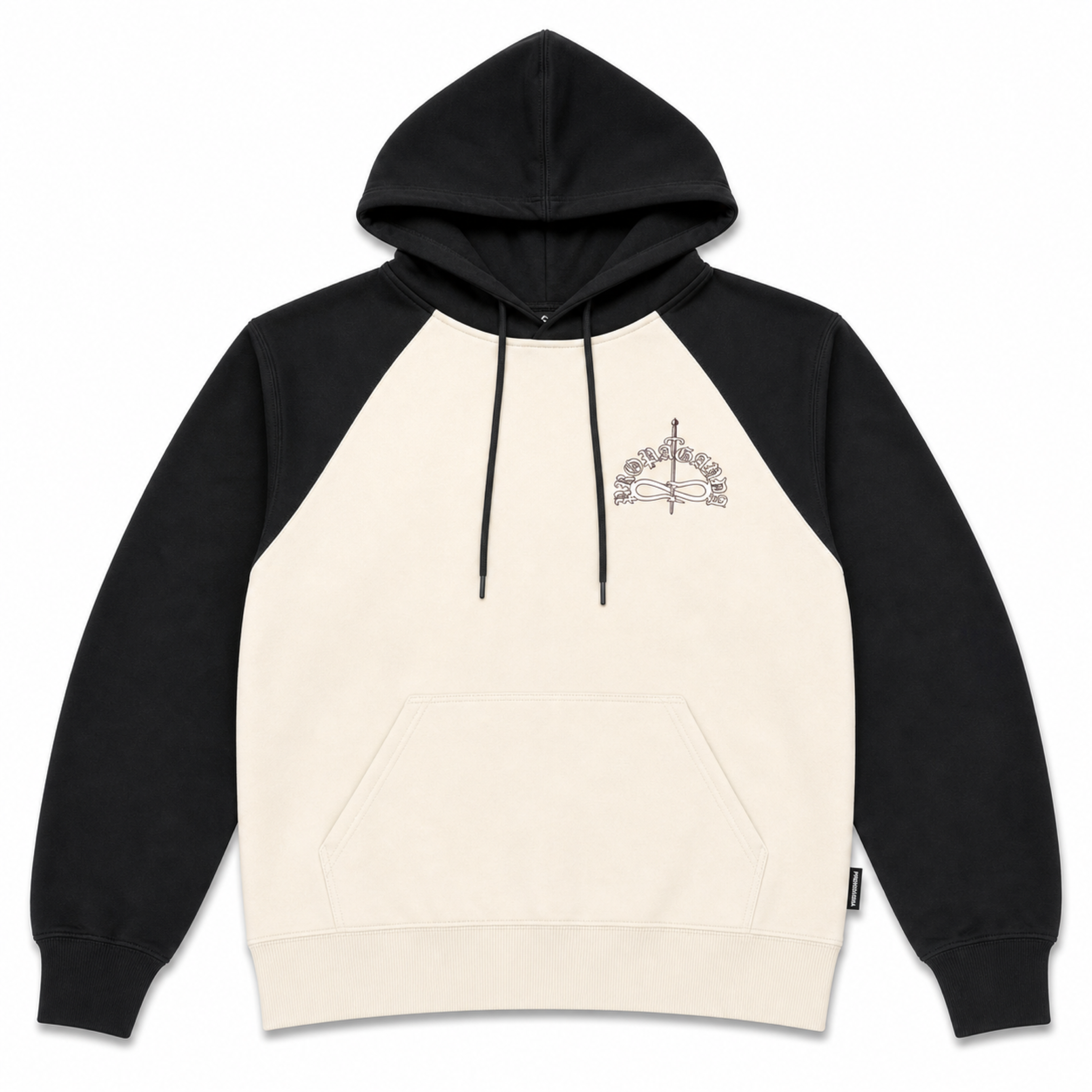 PROPAGANDA - HOODIE BURN - BIANCO