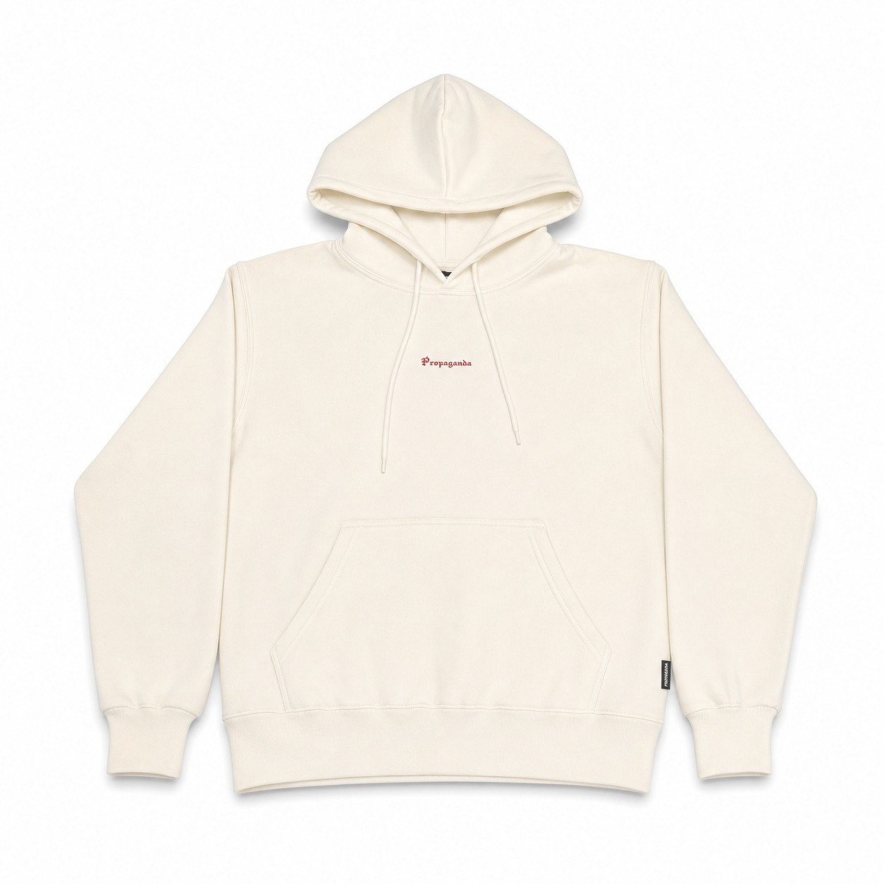 PROPAGANDA - HOODIE RIBS BLOSSOM - BIANCO