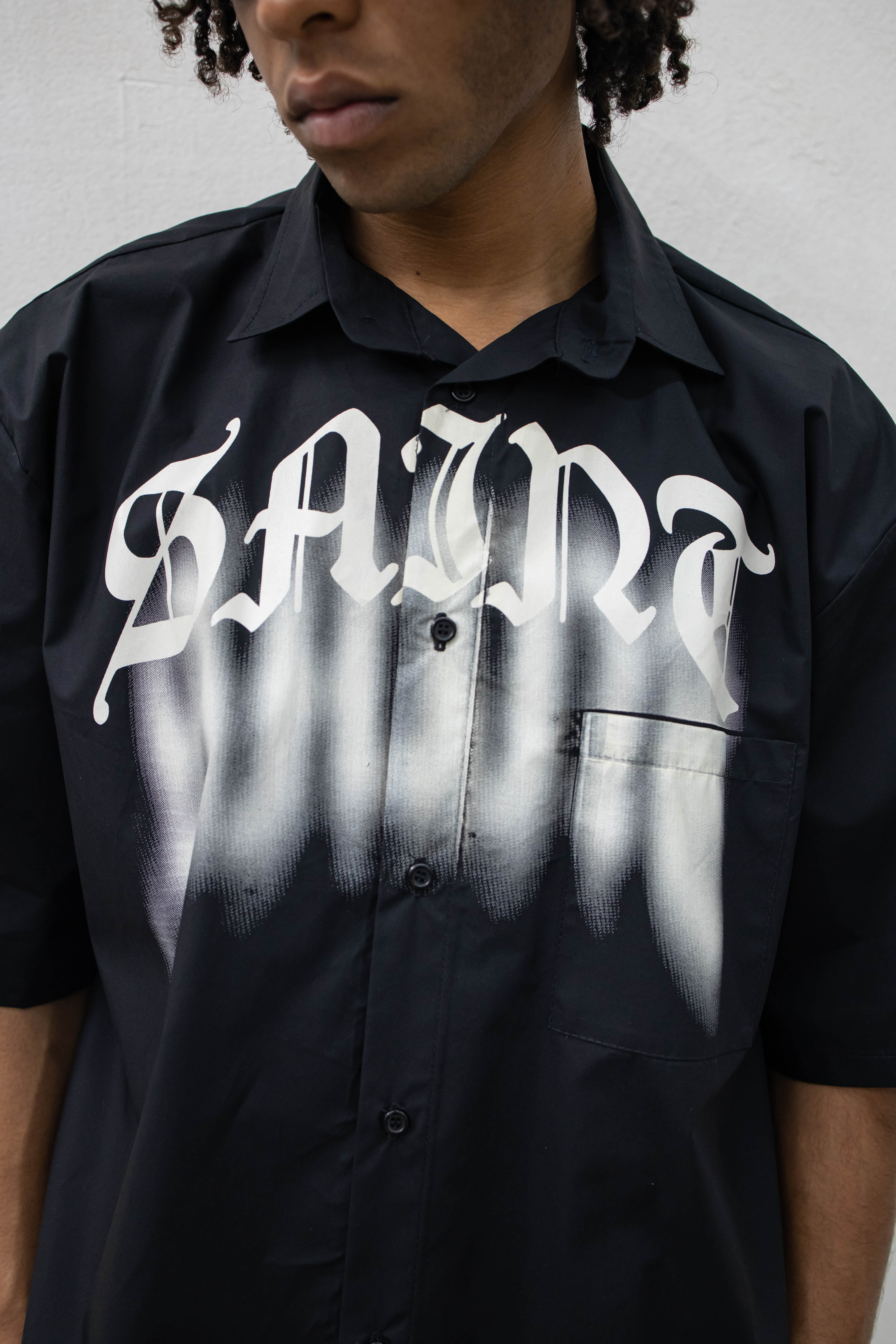 NO BRAND - CAMICIA SAINT - NERO