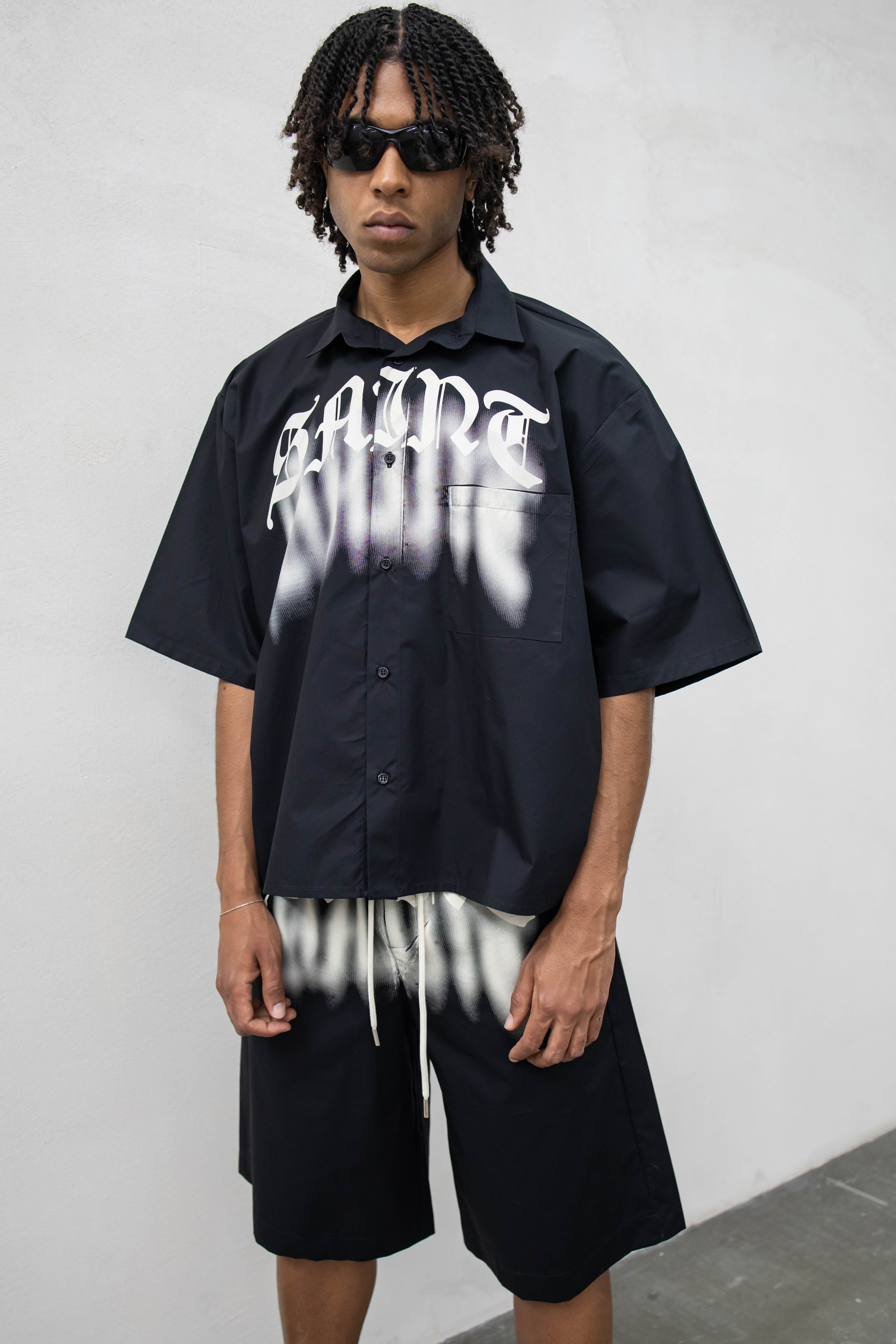 NO BRAND - SHORT SAINT - NERO