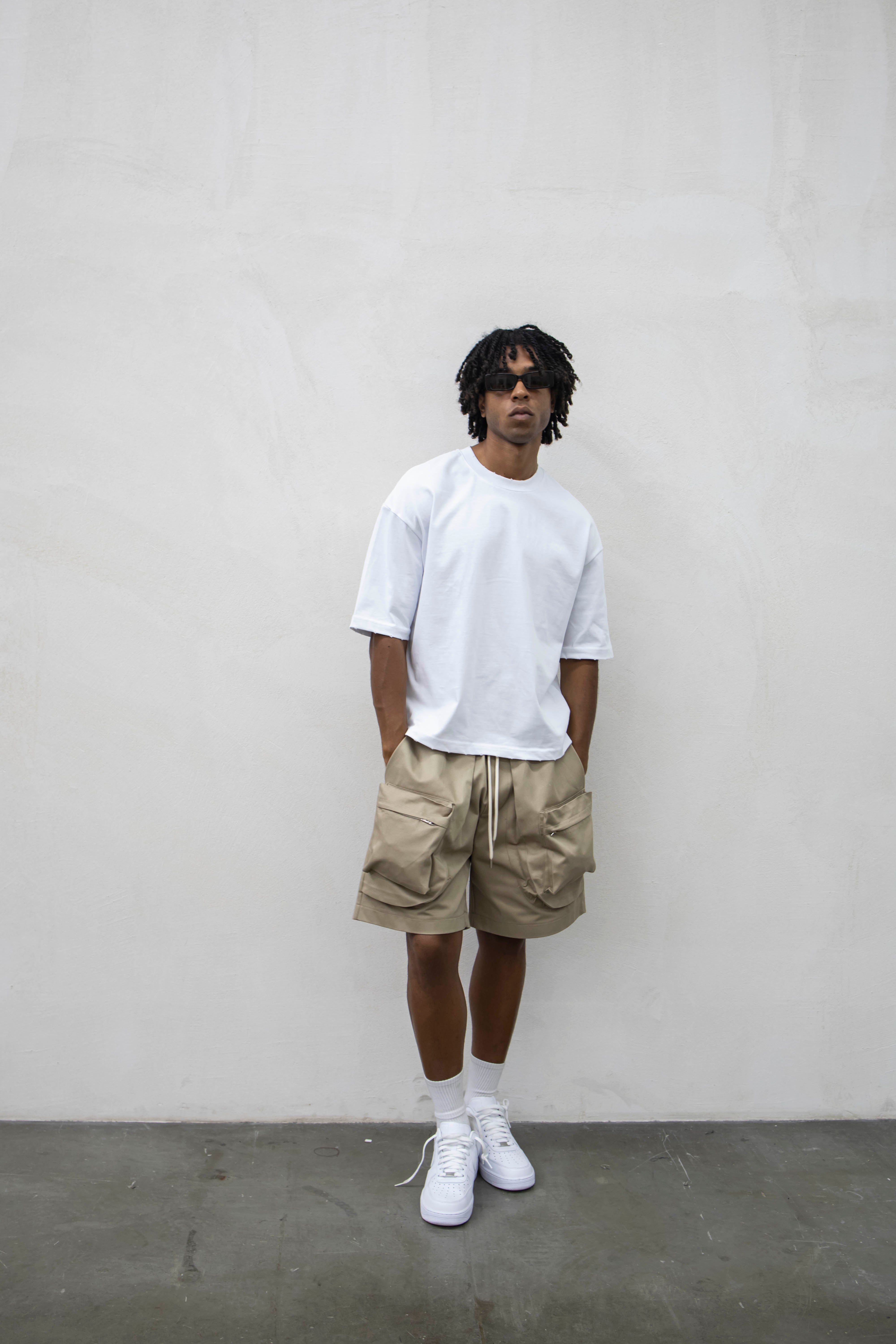 PRESENT - T-SHIRT BASIC CROP - BIANCO