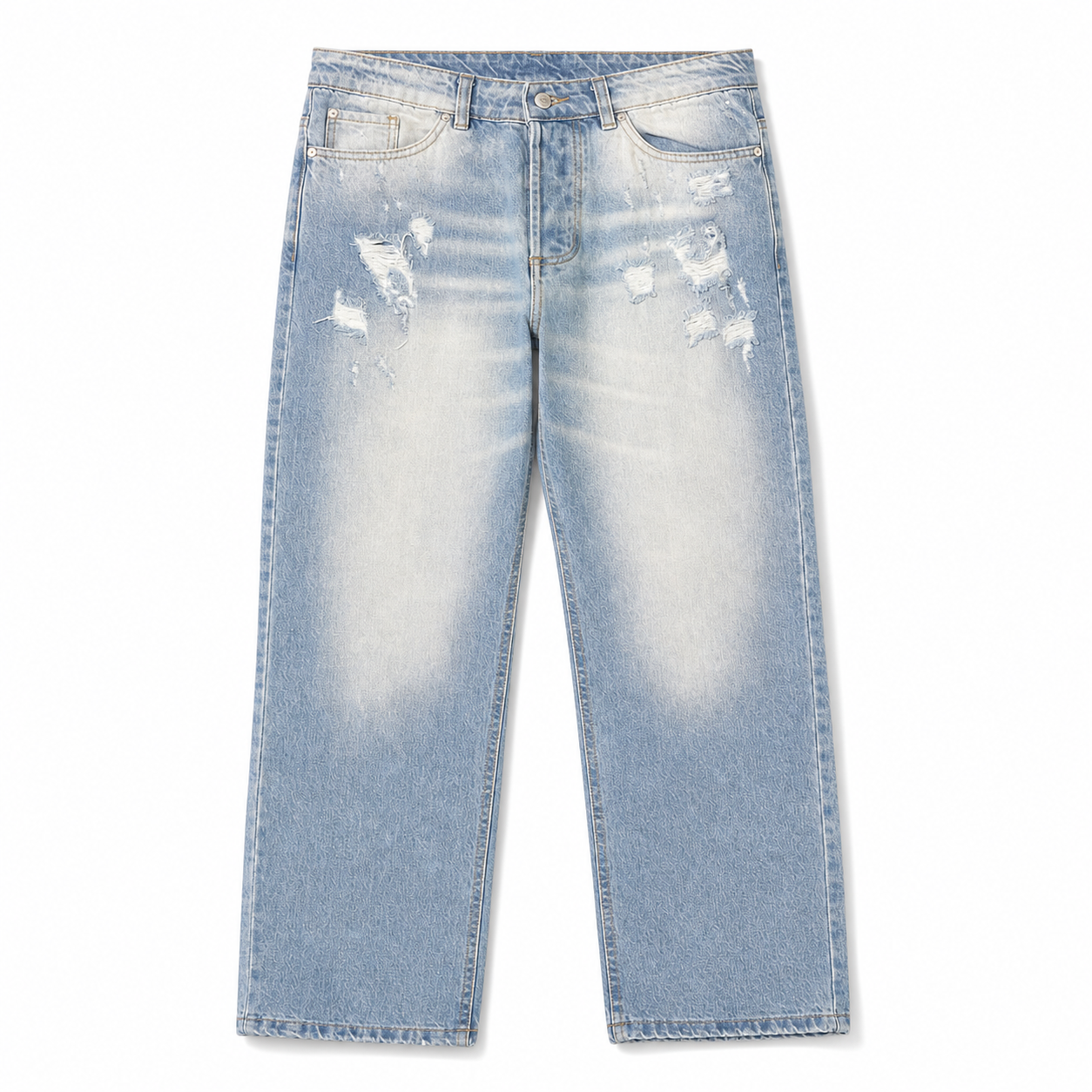 NO BRAND - JEANS PS2111 - BLU