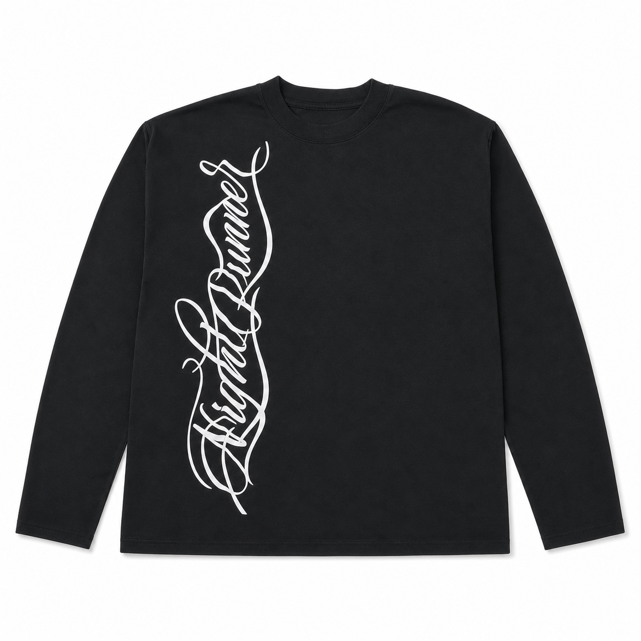 NO BRAND - LONGSLEEVE M297 - NERO