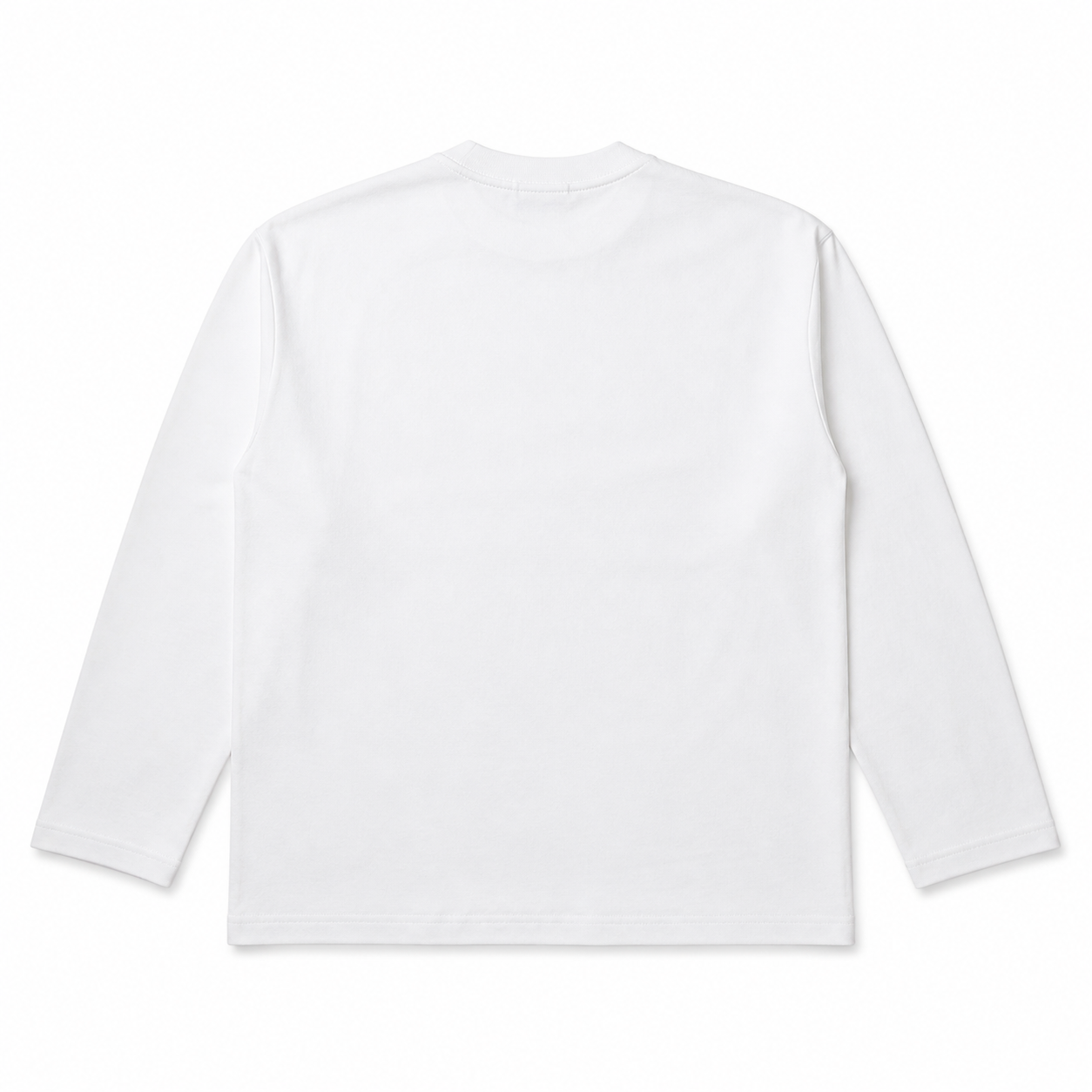 NO BRAND - LONGSLEEVE M297 - BIANCO