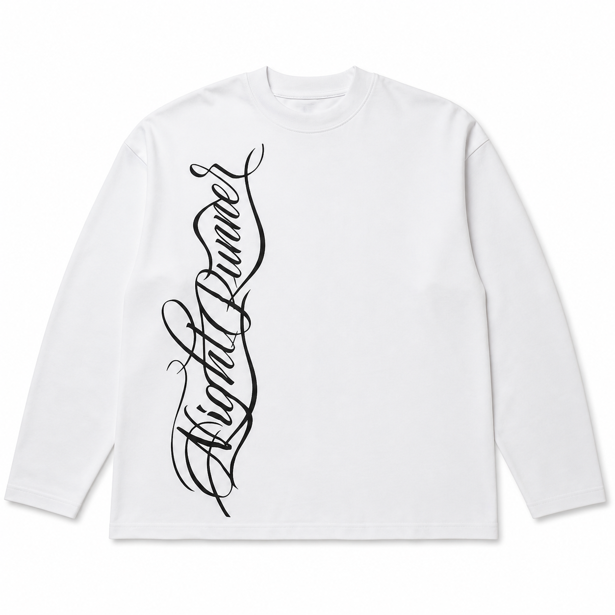 NO BRAND - LONGSLEEVE M297 - BIANCO