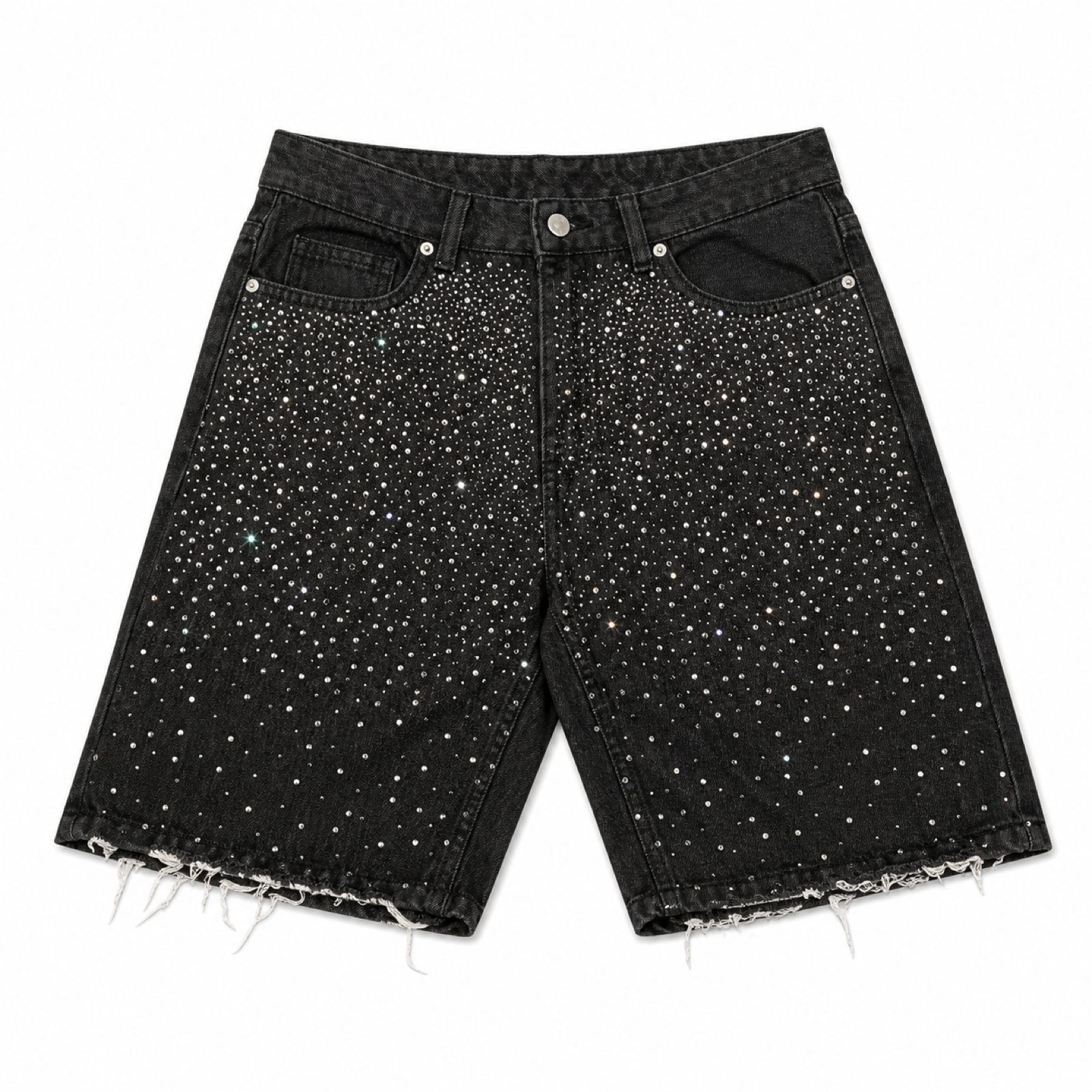 NO BRAND - SHORTS PS2140 - NERO
