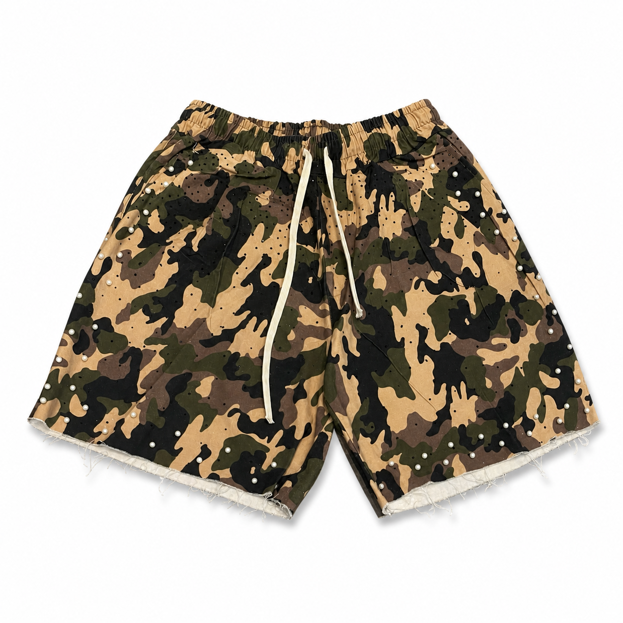 NO BRAND - SHORTS TW62 - MILITARE